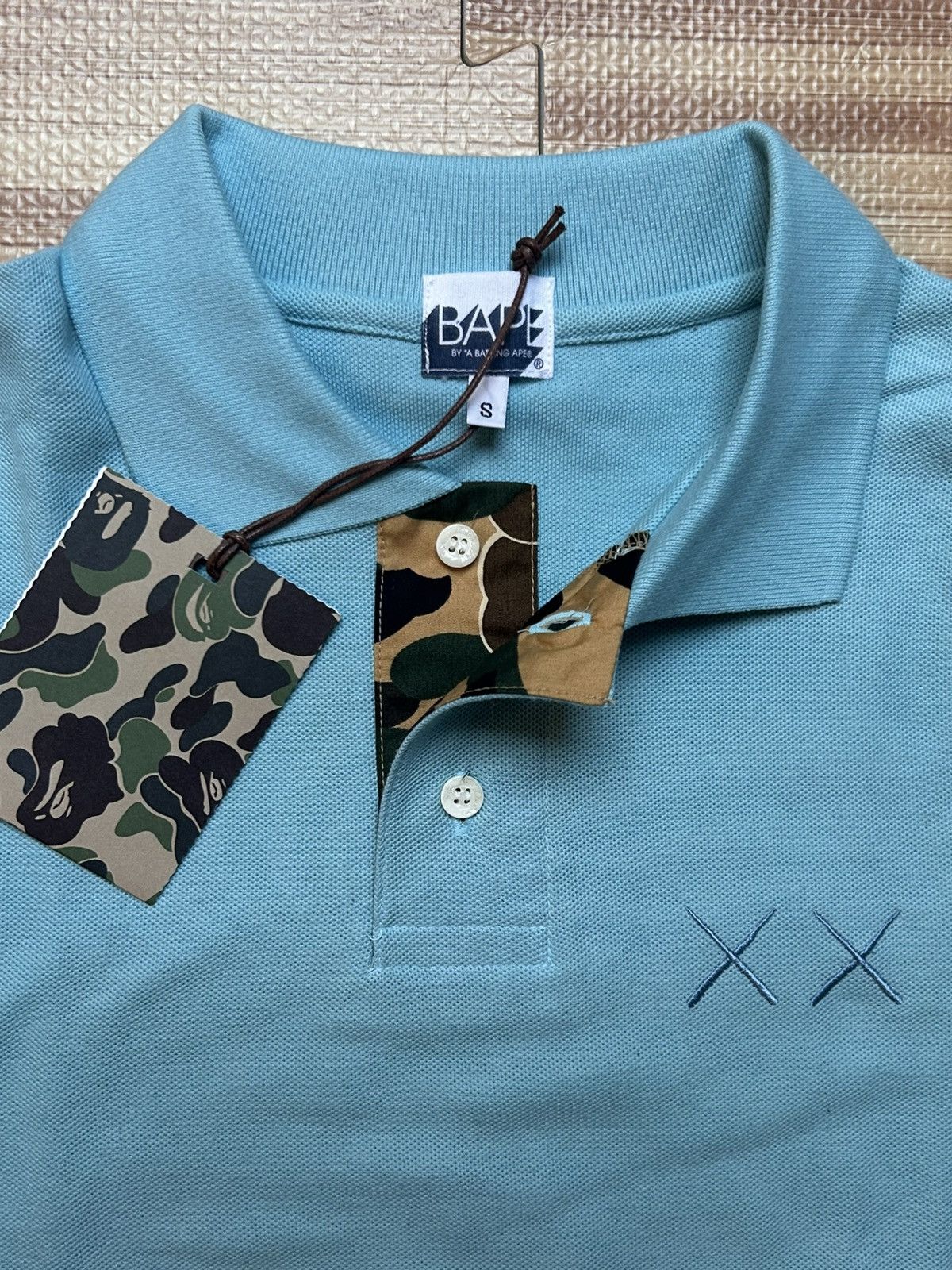Bape × Kaws Rare NWT bape x kaws polo S Size US S / EU 44-46 / 1 - 2 Thumbnail