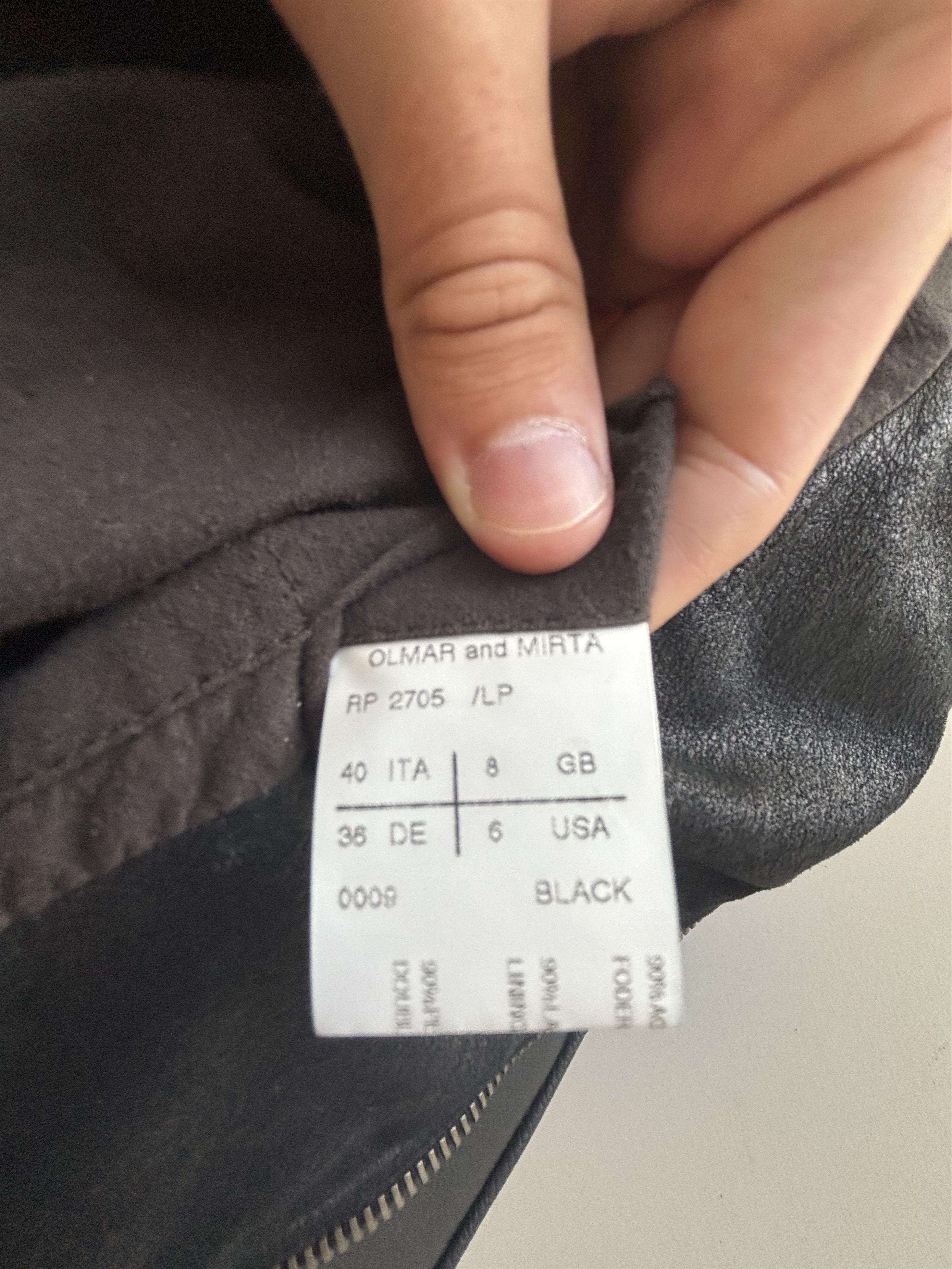 Rick Owens VESTE EN CUIR RICK OWENS Size S / US 4 / IT 40 - 6 Thumbnail