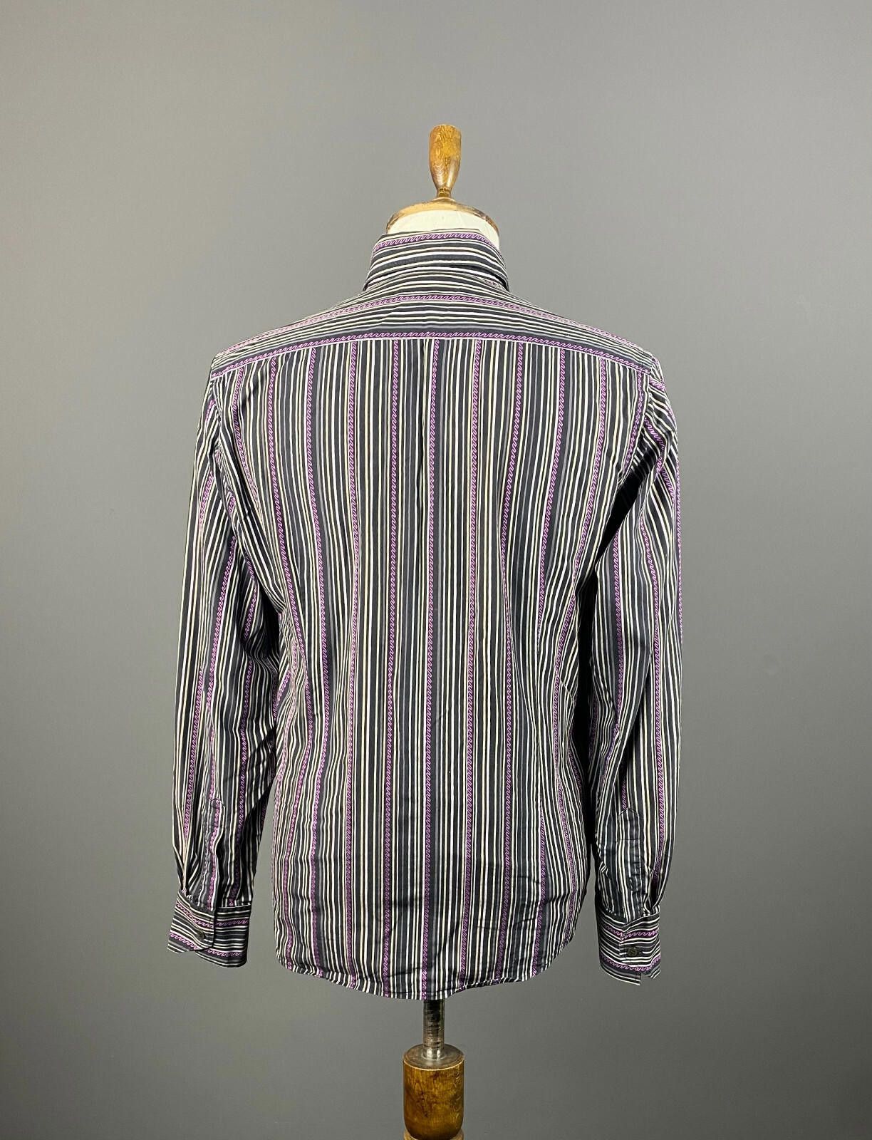 Ted Baker Men Ted Baker Multicolor Striped Dress Shirt Size 4 Size US M / EU 48-50 / 2 - 7 Thumbnail