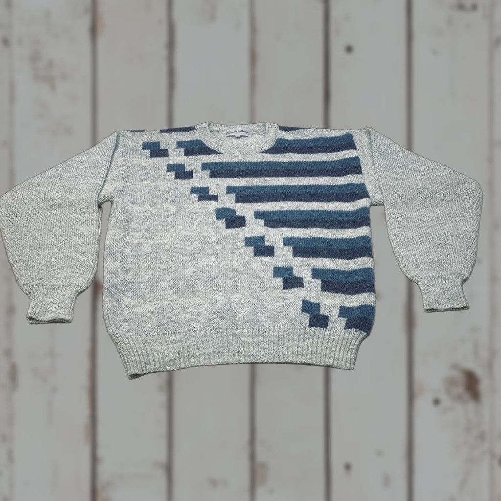 Vintage VINTAGE Peter Anthony Knit Sweater Mens Size Large Wool Blend Crew Neck 7401 Size US L / EU 52-54 / 3 - 1 Thumbnail