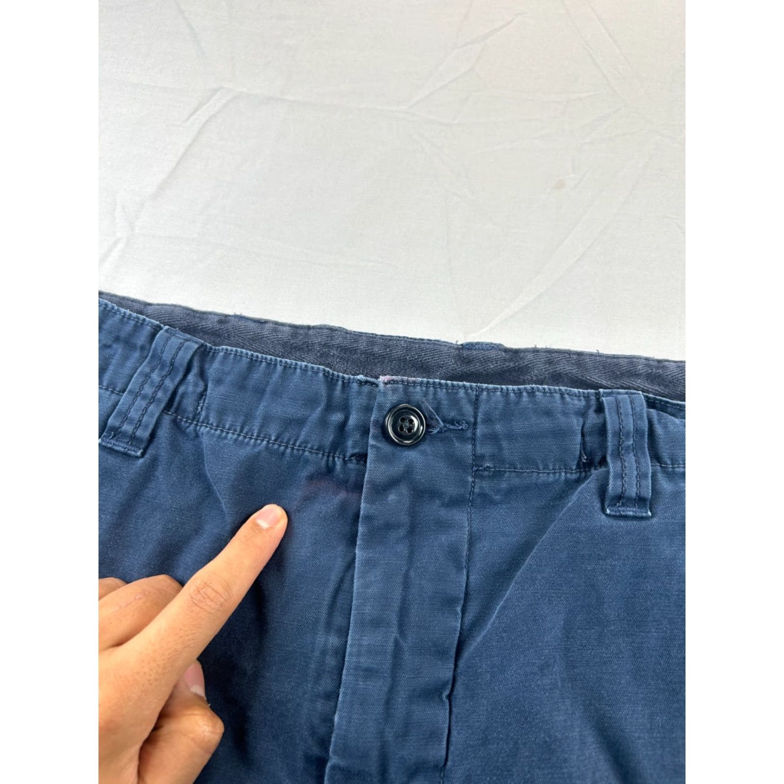 Polo Ralph Lauren Polo Ralph Lauren Cargo Shorts Men 36 Blue Military Navy Cargo Pocket Cotton Plain Front Summer Casual Regular Style Size US M / EU 48-50 / 2 - 2 Thumbnail