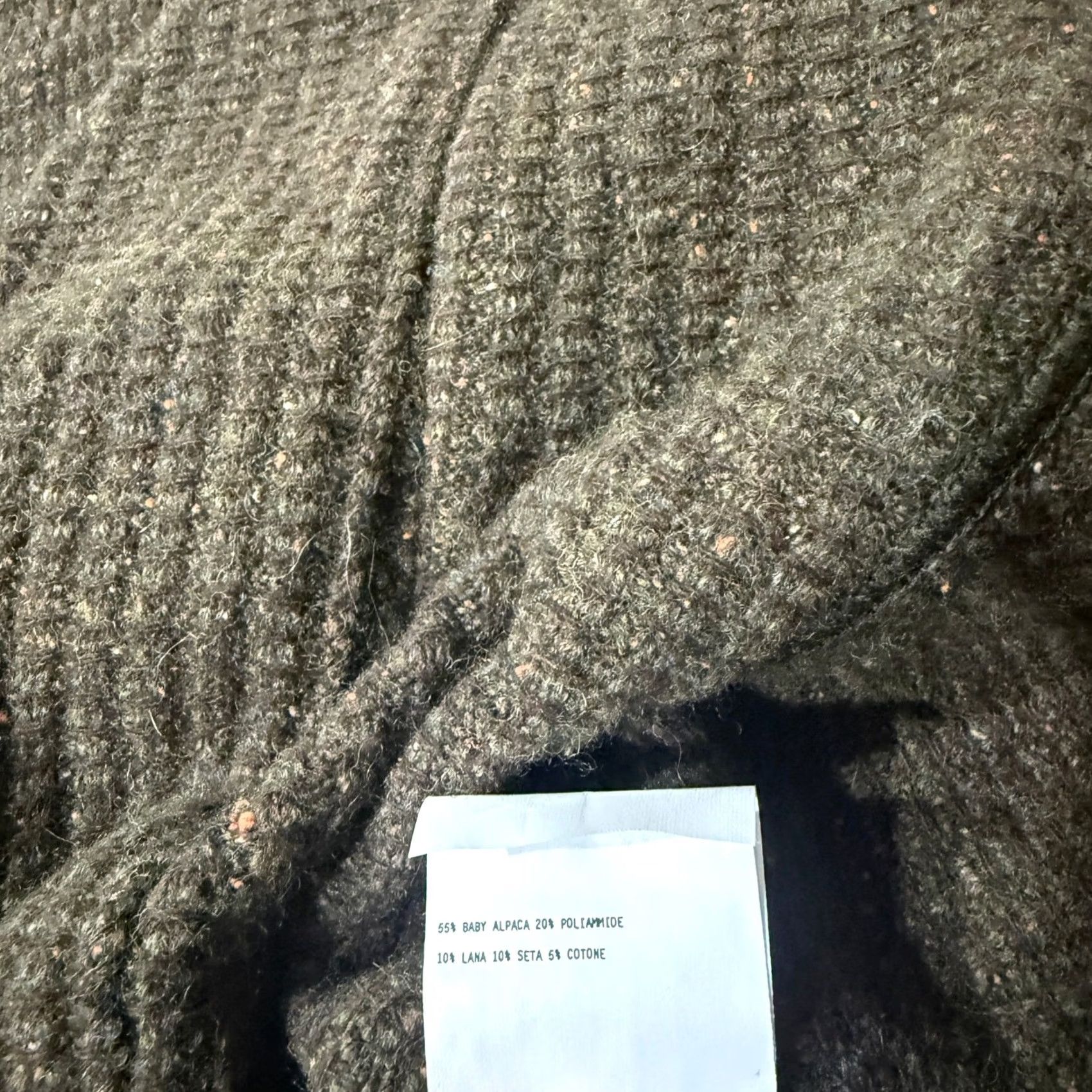Lardini Lardini Italy Mens Cardigan Sweater L Alpaca Wool blend Button Collar Pockets Green Long Sleeve Knit Chunky-Knit Regular Size L Mens' Cardigan Sweater Size US L / EU 52-54 / 3 - 6 Thumbnail
