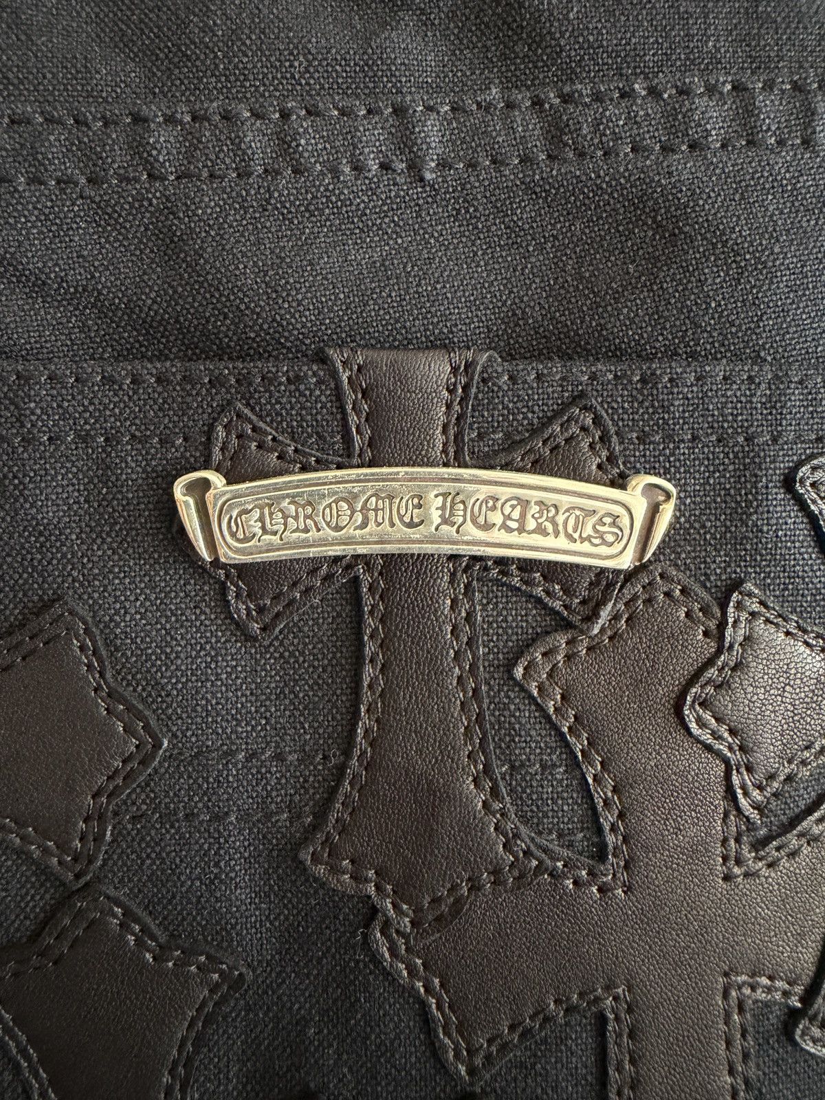 Chrome Hearts Chrome Hearts Cross Patch Double Knee Carpenter Pants Sz 36 Size US 36 / EU 52 - 4 Thumbnail