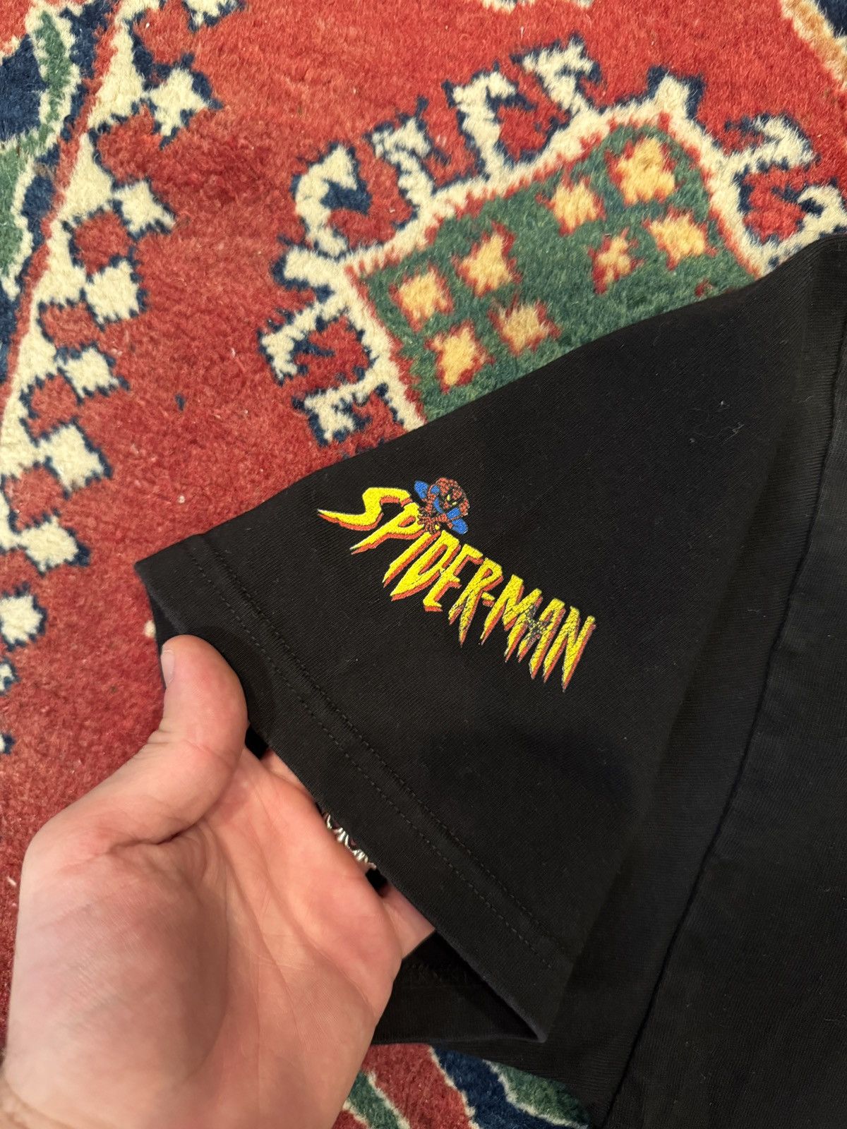 Sergio Calabasas × Spyder Sergio Calabasas x Spider-man Vintage T-shirt Size US M / EU 48-50 / 2 - 3 Thumbnail
