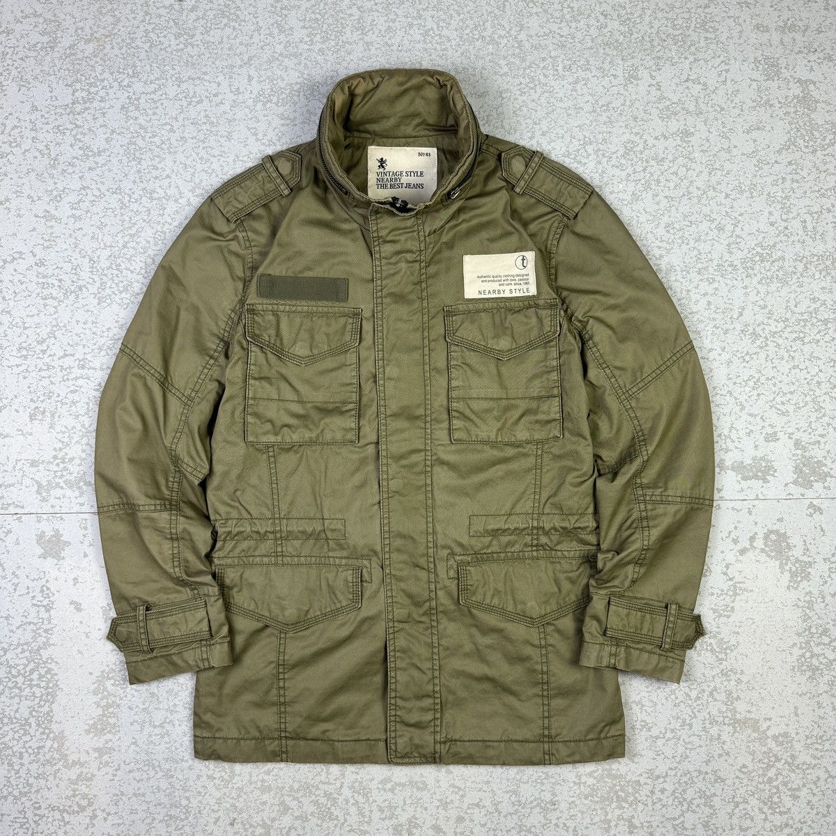 Japanese Brand Japanese Brand Nearby Military Style Jacket M65 Style Size US S / EU 44-46 / 1 - 1 Thumbnail