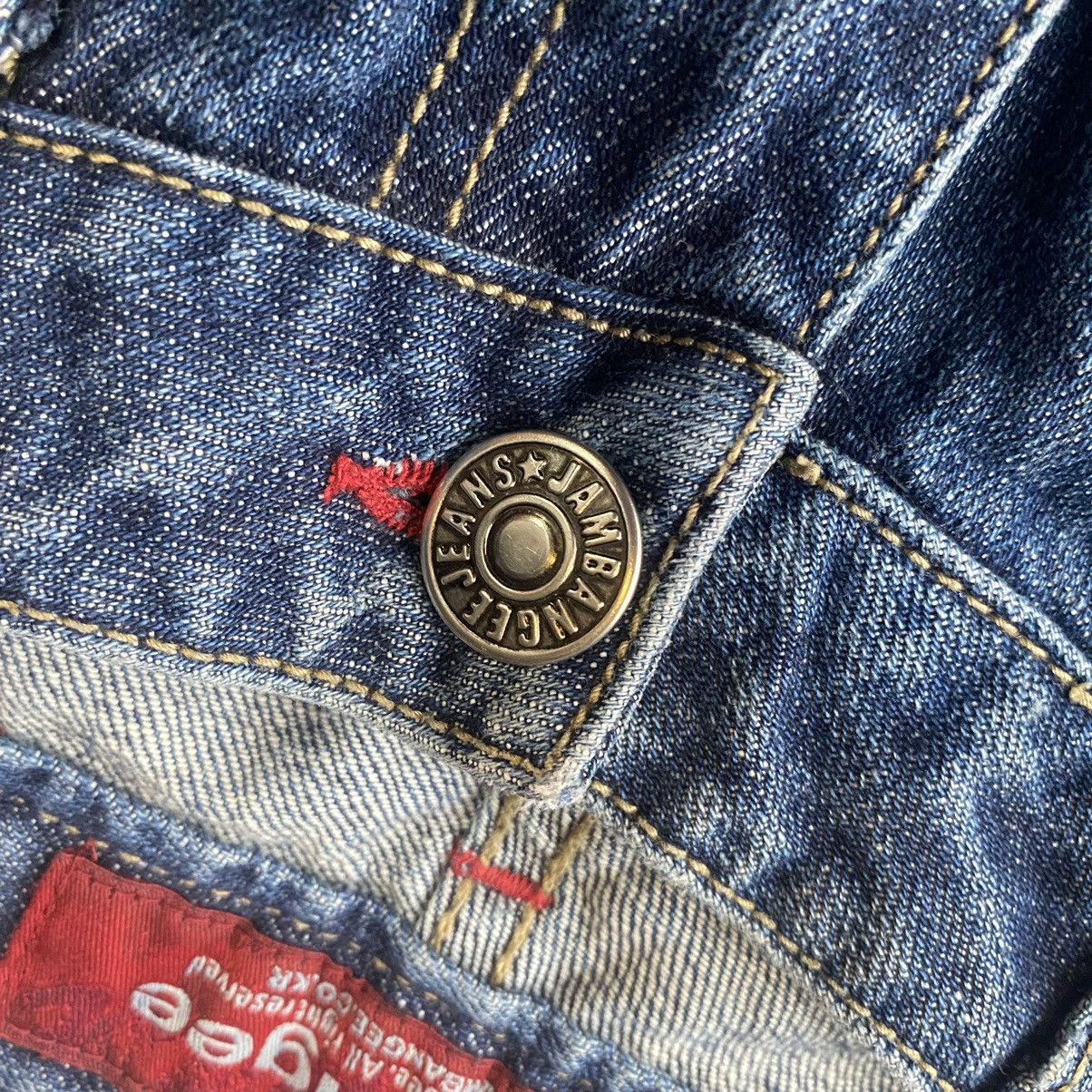 If Six Was Nine × Japanese Brand × Le Grande Bleu (L.G.B.) Jambangee Distressed Patchwork Denim Flared Y2K Grunge Style Size US 28 / EU 44 - 4 Thumbnail