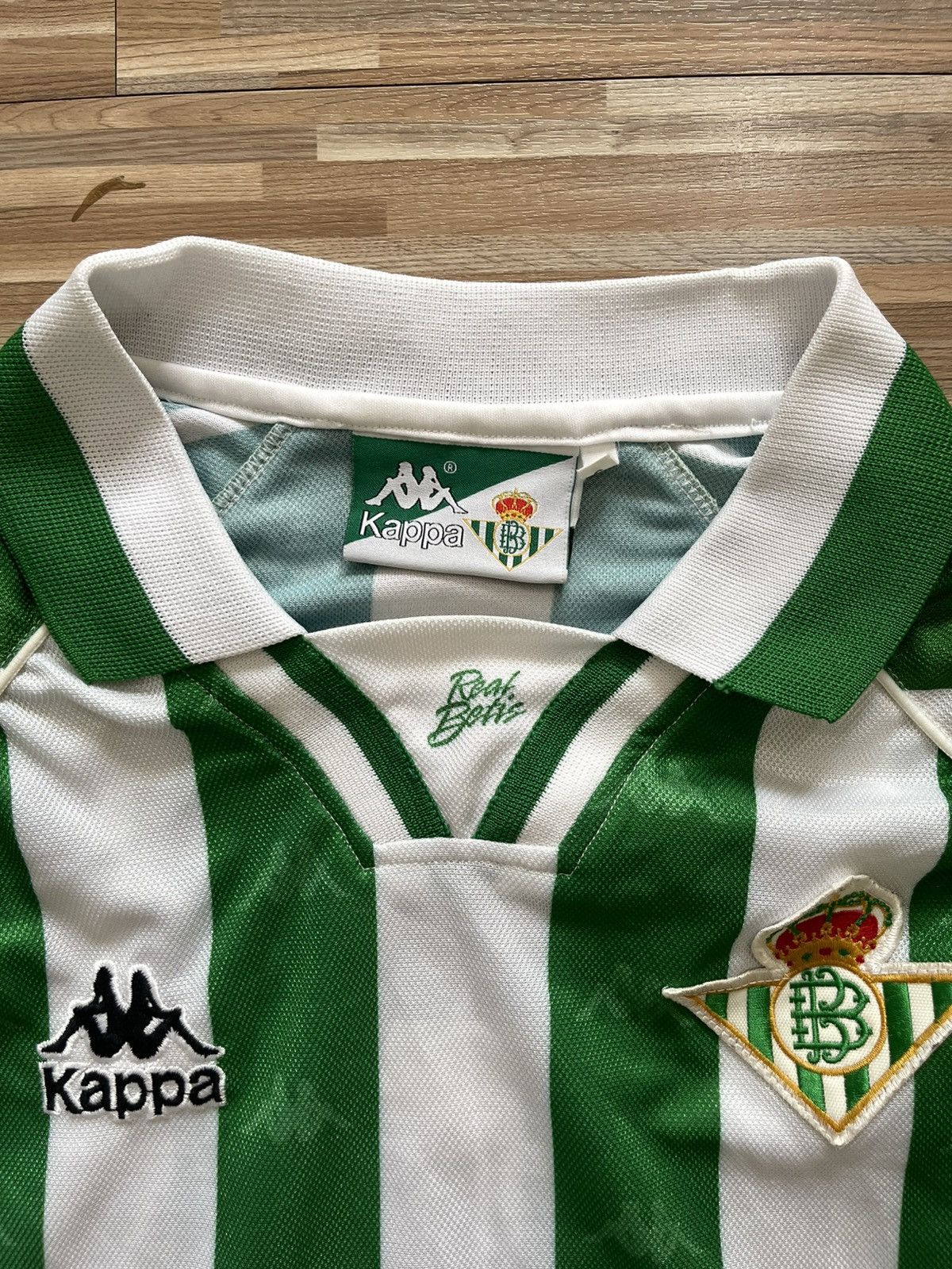 Kappa Jersey Real Betis 1995 Home Shirt Kappa “Jarni 17” Size US M / EU 48-50 / 2 - 2 Thumbnail