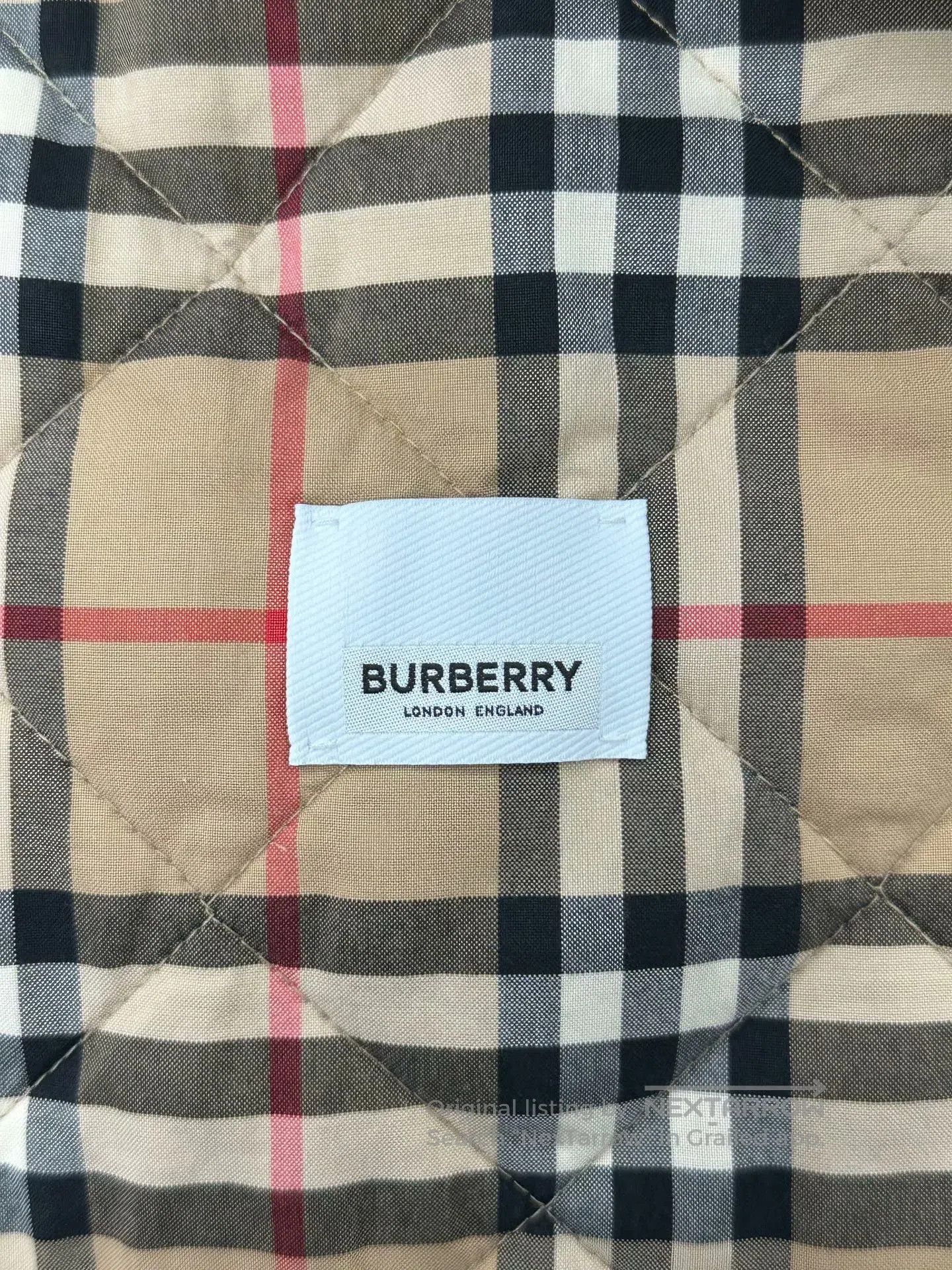 Burberry Burberry Beige corduroy lapel gold button diamond pattern Size XS / US 0-2 / IT 36-38 - 3 Thumbnail