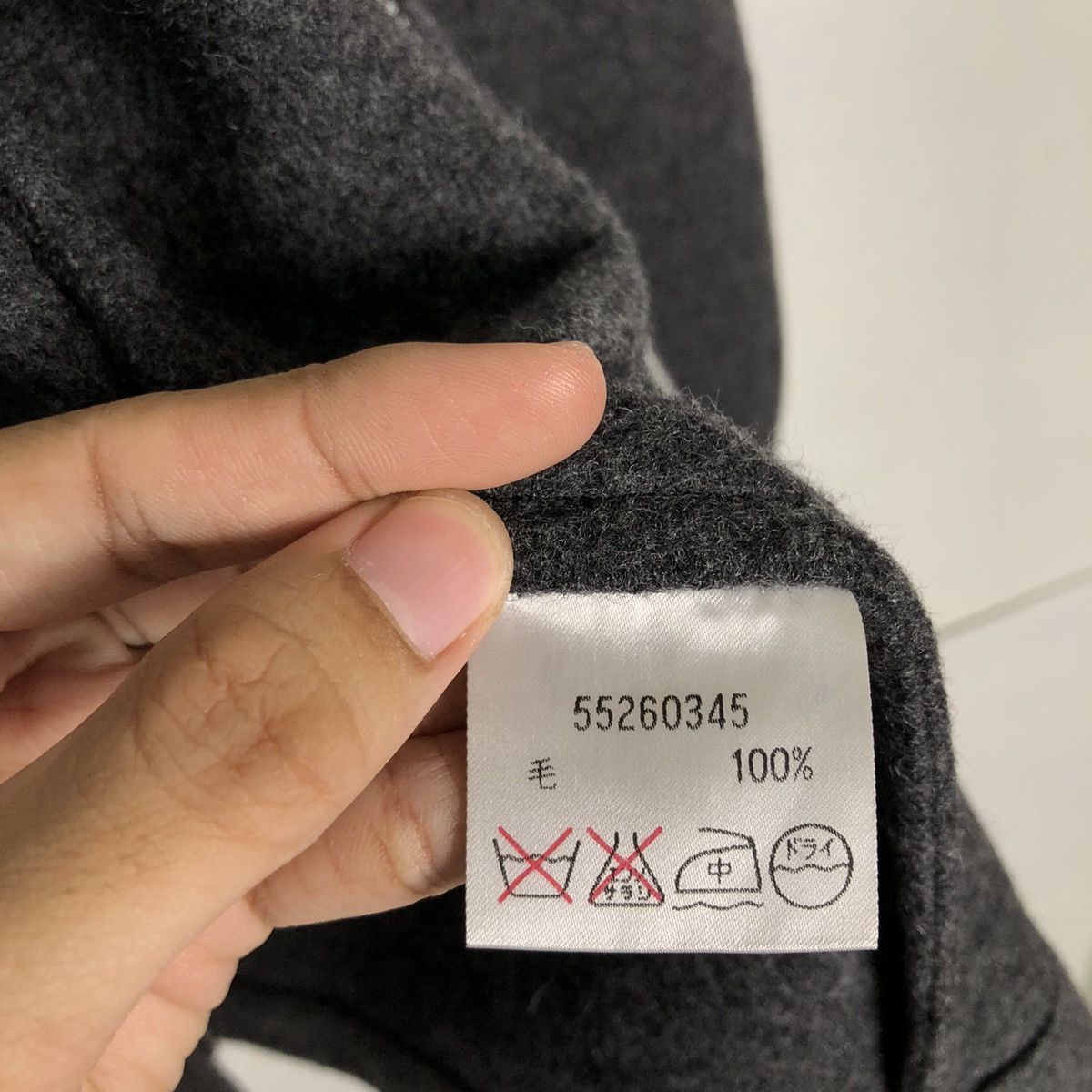 Issey Miyake 🔥Rich Grey - Vintage Wool Work Zipper Jacket Zephyr Japan Size US L / EU 52-54 / 3 - 14 Thumbnail