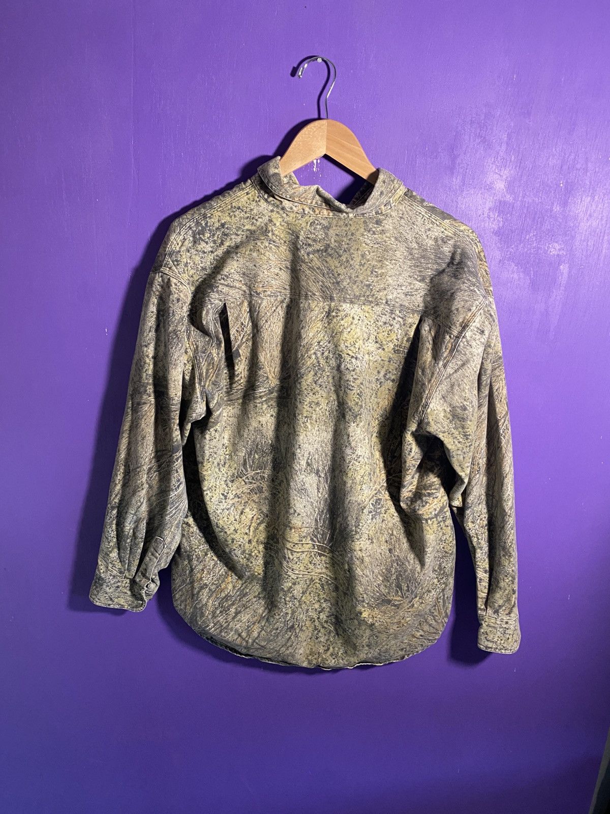Russell Athletic Vintage 90s Russell athletic outdoors camo button up Size US L / EU 52-54 / 3 - 2 Thumbnail