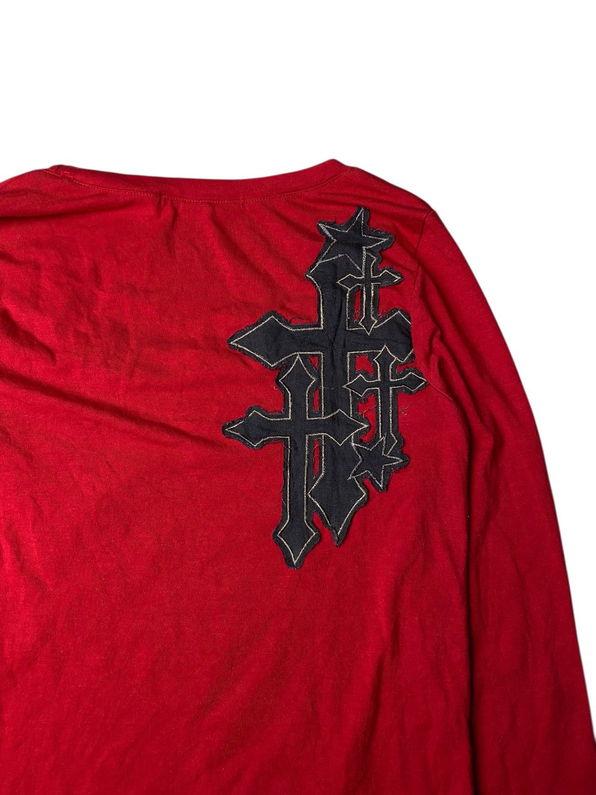 If Six Was Nine × Japanese Brand × Le Grande Bleu (L.G.B.) 2000's Ghost of Harlem Vkei Cross Gothic Longsleeve Size US S / EU 44-46 / 1 - 5 Thumbnail