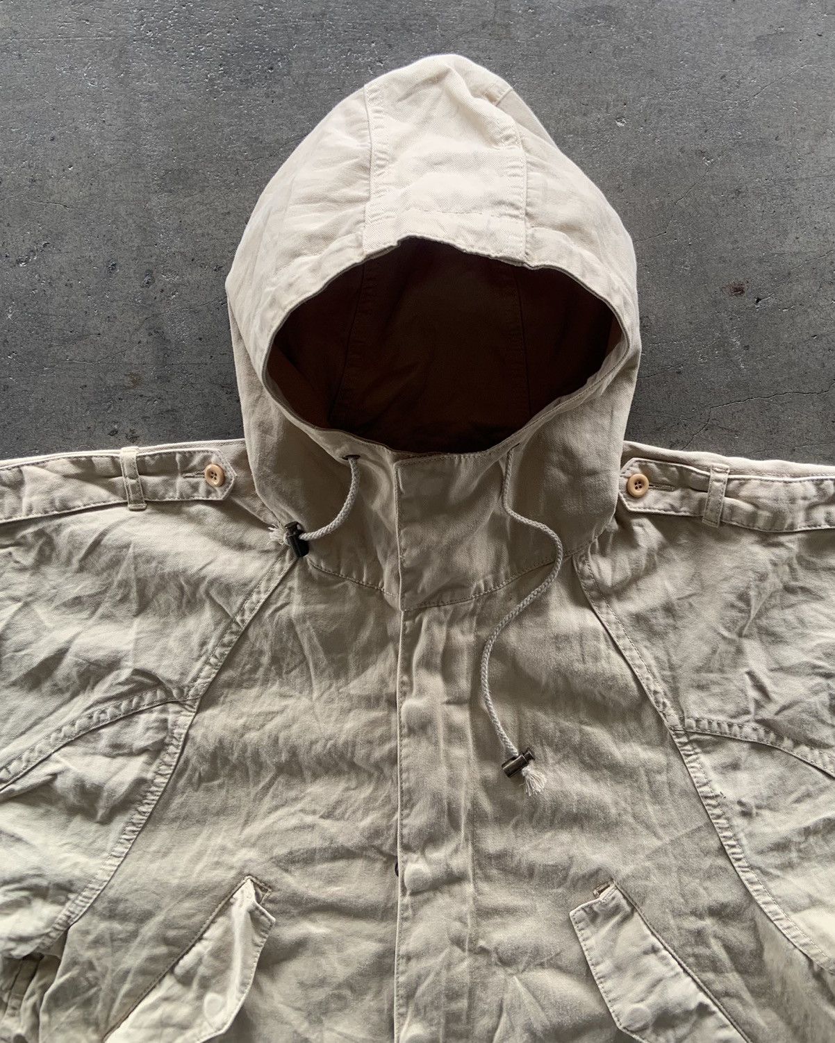 If Six Was Nine × Japanese Brand × Le Grande Bleu (L.G.B.) 1990s Mighty Women Military Unique Jacket Made In Japan Size US M / EU 48-50 / 2 - 3 Thumbnail