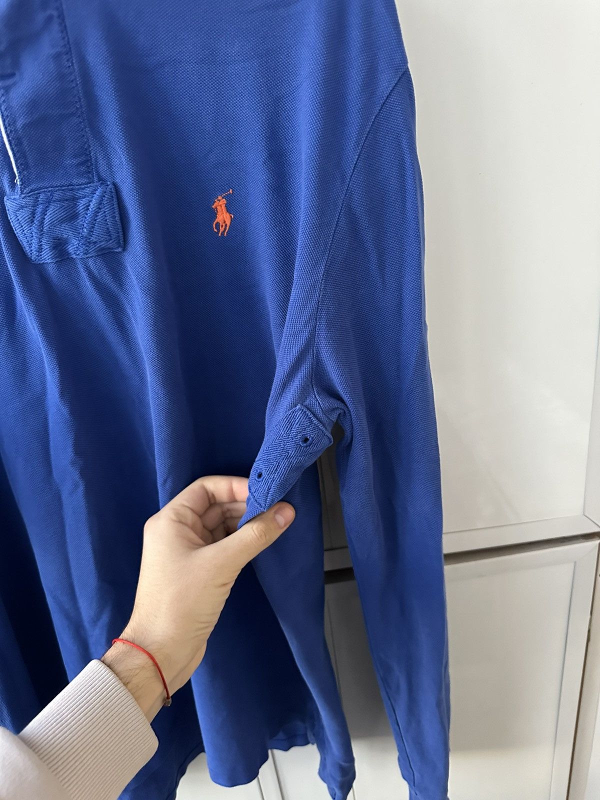 Polo Ralph Lauren Vintage Polo Ralph Lauren Sleeve Rugby Orange Logo Size US L / EU 52-54 / 3 - 17 Thumbnail