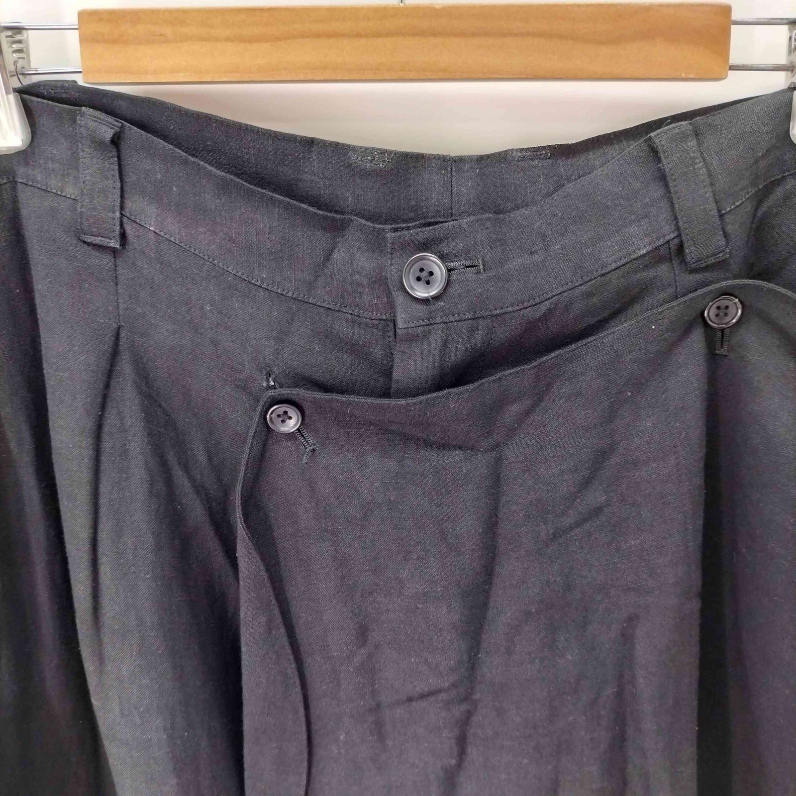 Yohji Yamamoto yohji yamamoto pour homme/24SS RYCANVAS U-FLUTTERING F PANTS Size US 38 / EU 54 - 5 Thumbnail