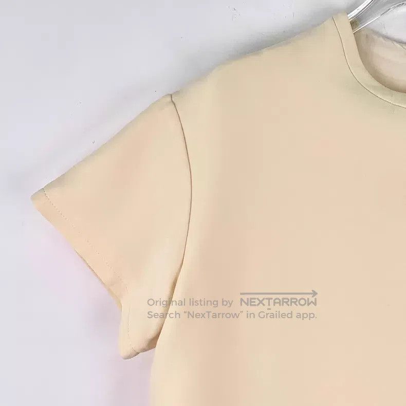 Dior Dior Beige bee embroidery wool round-neck short-sleeved dr Size XXS / US 00 / IT 34 - 3 Thumbnail