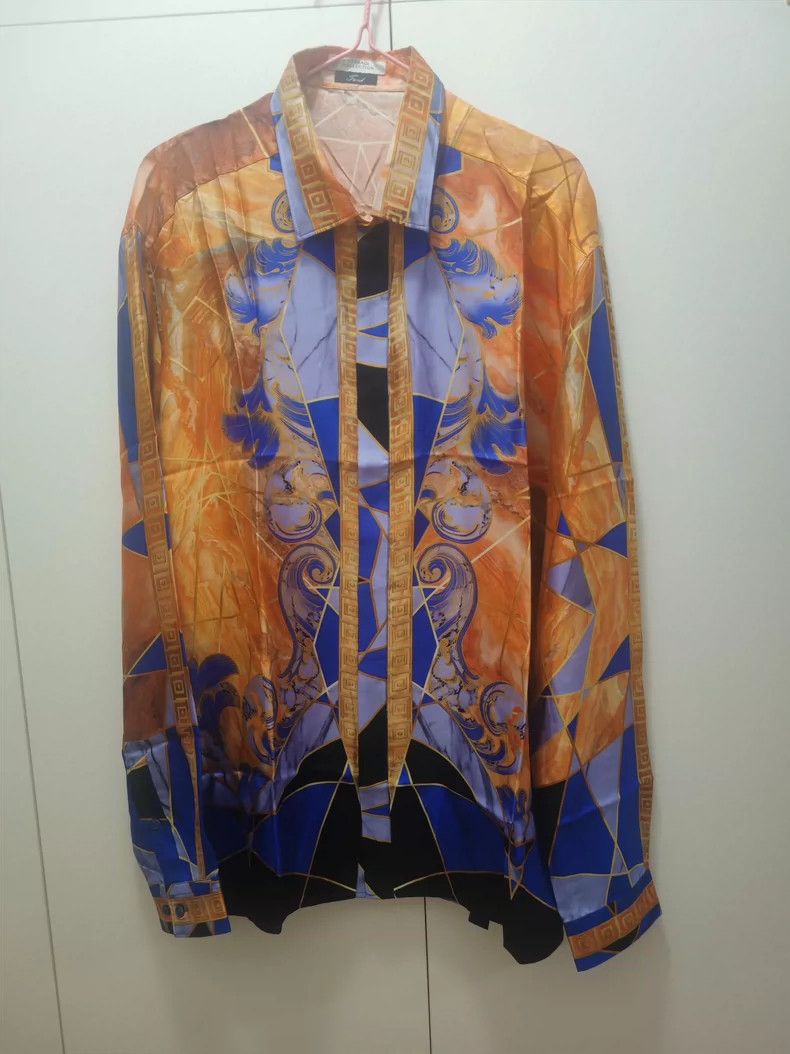 Versace Versace Men's silk shirts Size US XXL / EU 58 / 5 - 1 Thumbnail