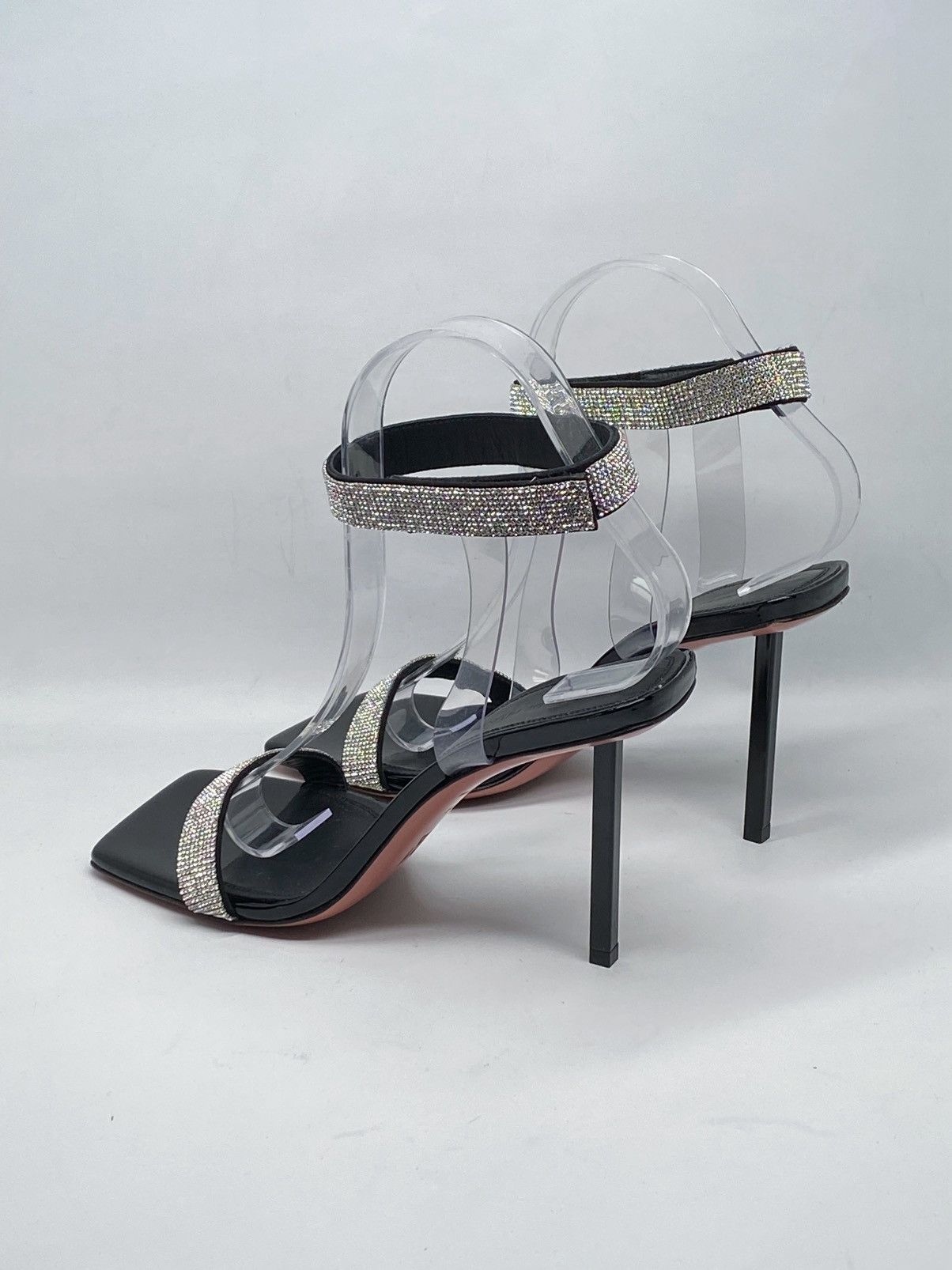 Amina Muaddi Amina Muaddi Rih 95mm crystal-embellished sandals size 36.5 Size US 6.5 / IT 36.5 - 9 Thumbnail