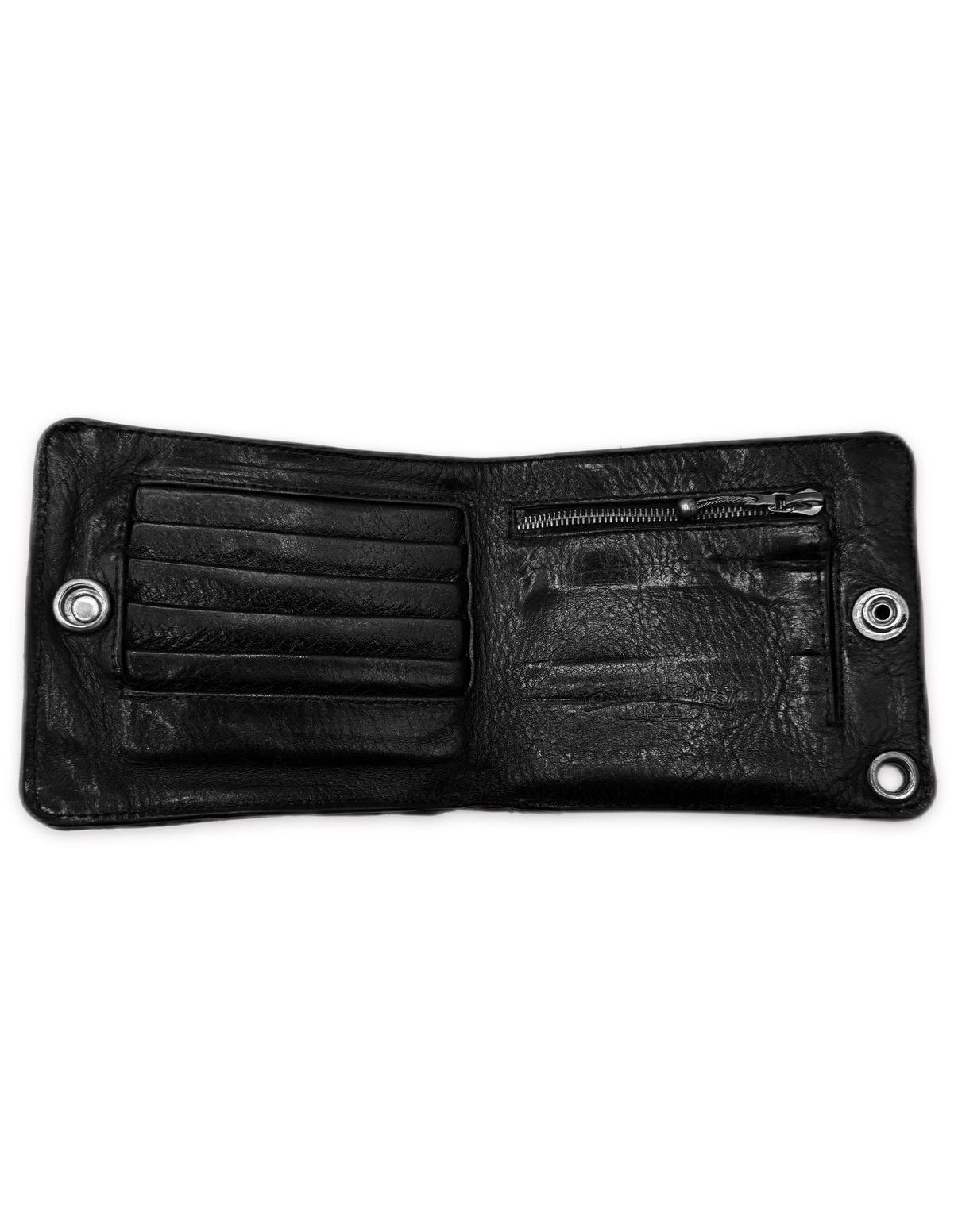 Chrome Hearts Chrome Hearts Alligator Black Leather Bifold Wallet Size ONE SIZE - 2 Thumbnail