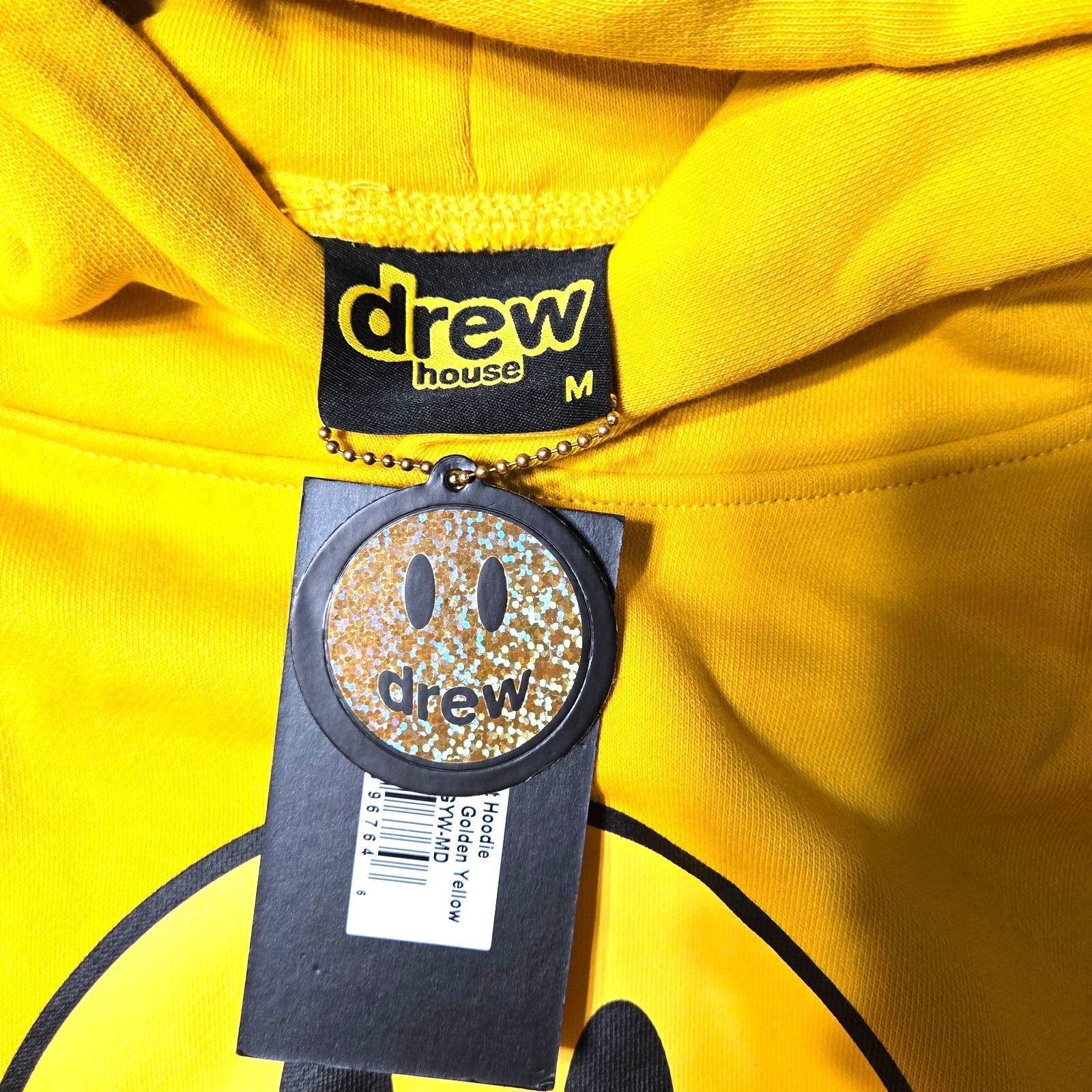 Drew House Drew House Oversized Med Yellow Mascot Heavyweight Hoodie Size US M / EU 48-50 / 2 - 3 Thumbnail