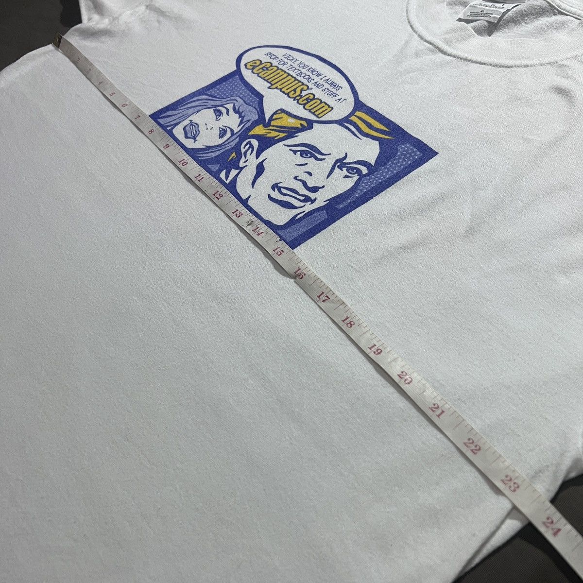 Vintage Vintage Y2K eCampus Popart Promo Tee XL graphic streetwear Size US XL / EU 56 / 4 - 5 Thumbnail