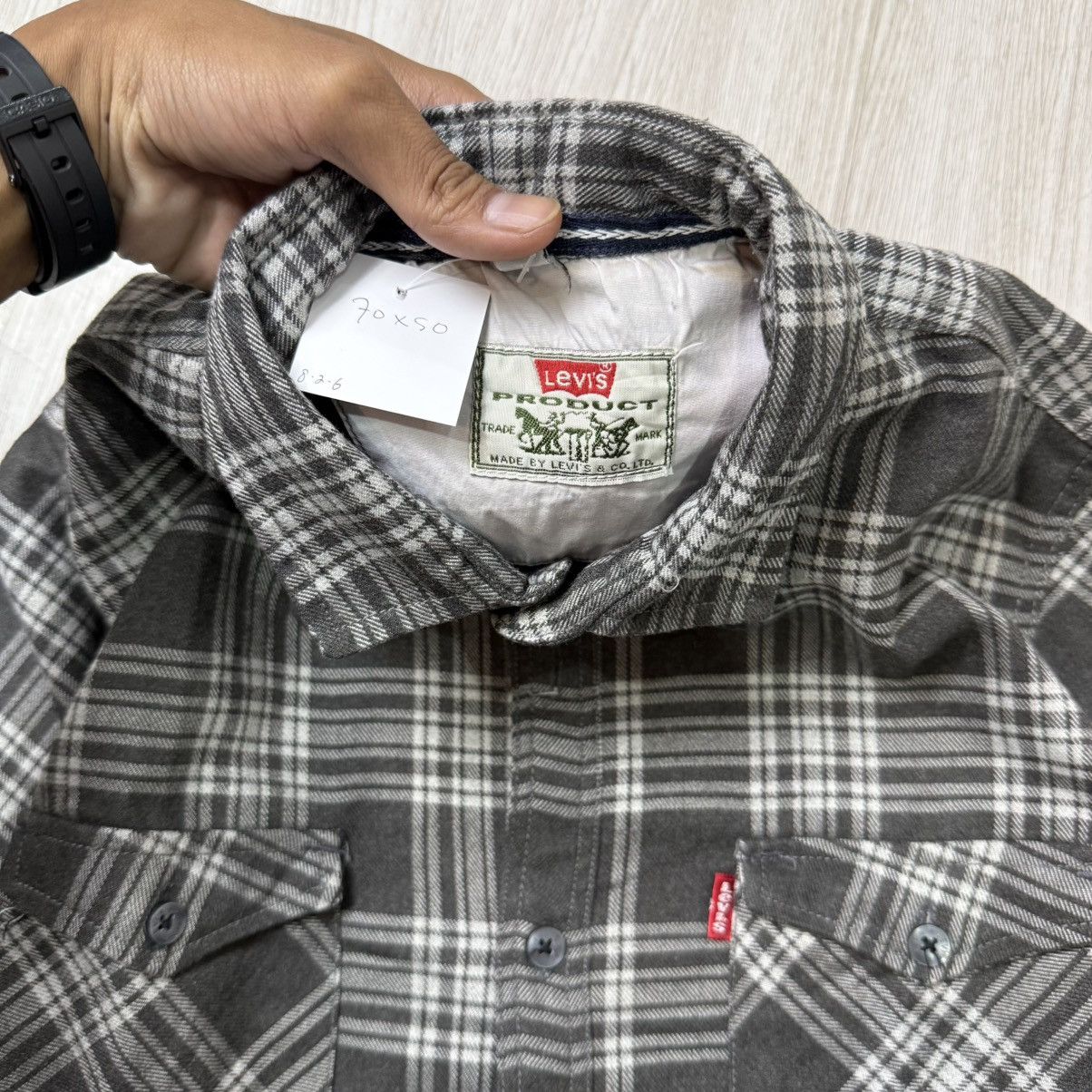 Levi's Levi's plaid flannel grey button Size US M / EU 48-50 / 2 - 4 Thumbnail