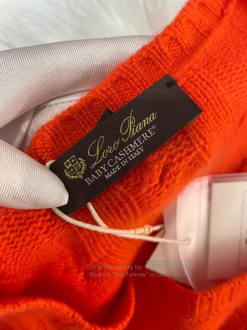 Loro Piana Loro Piana Red Cashmere Sweater Size XS / US 0-2 / IT 36-38 - 6 Thumbnail