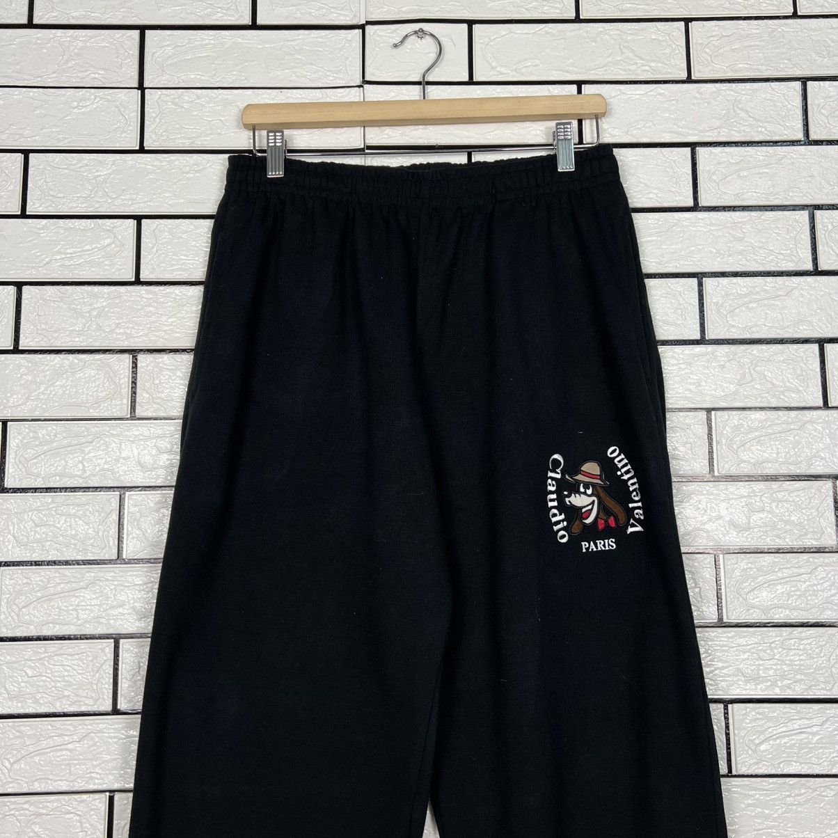Other CLAUDIO VALENTINO Embroidered Logo Sweatpant #4164-C191 Size US 30 / EU 46 - 6 Thumbnail