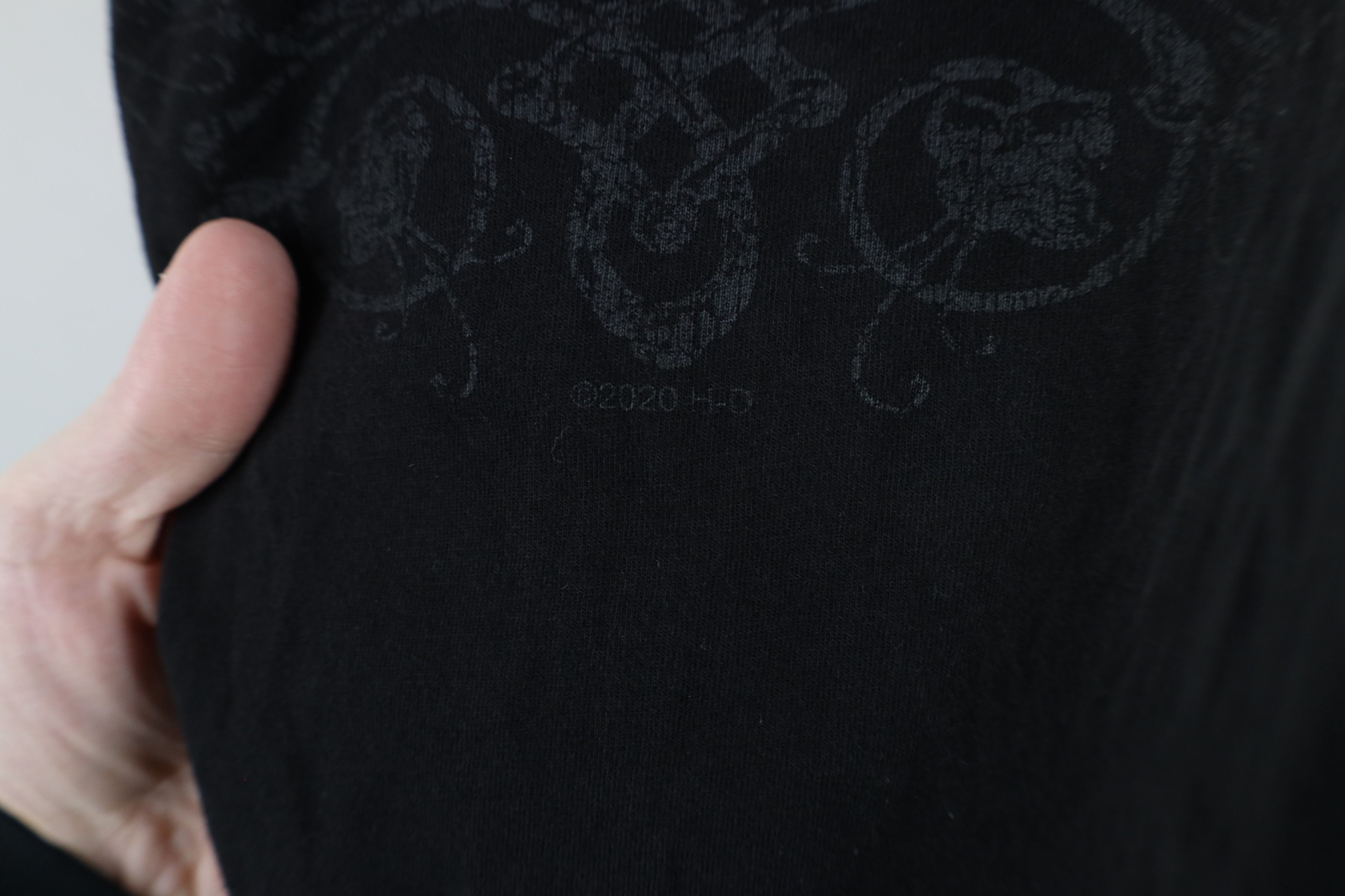 Harley Davidson × Vintage Y2K Harley Davidson Spell Out Tribal Eagle V-Neck T-Shirt Size L / US 10 / IT 46 - 7 Thumbnail