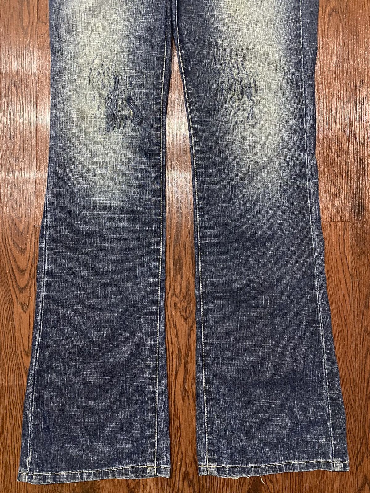 CLOSED × Marithe + Francois Girbaud Vintage Marithe Francois Girbaud Flare Distressed Jeans Size US 28 / EU 44 - 5 Thumbnail