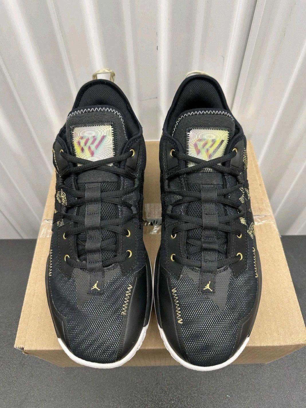 Jordan Brand Nike Air Jordan One Take 2 Black Metallic Gold Size 11.5 Men Size US 11.5 / EU 44-45 - 2 Thumbnail