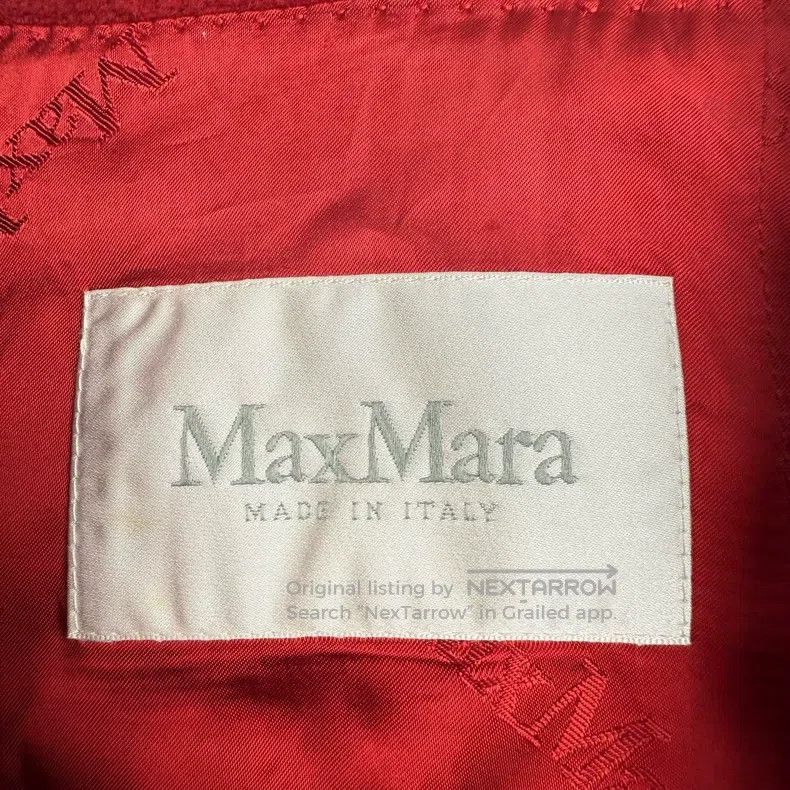 Max Mara Max Mara Red Overcoat Size XXS / US 00 / IT 34 - 2 Thumbnail