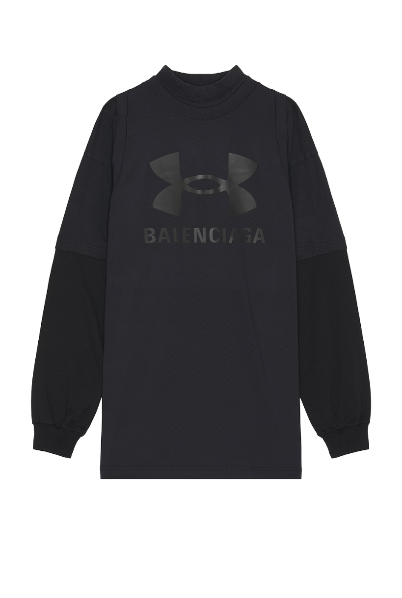 Balenciaga × Under Armour Balenciaga UA Triple Layered Jersey Shirt Size US M / EU 48-50 / 2 - 1 Thumbnail