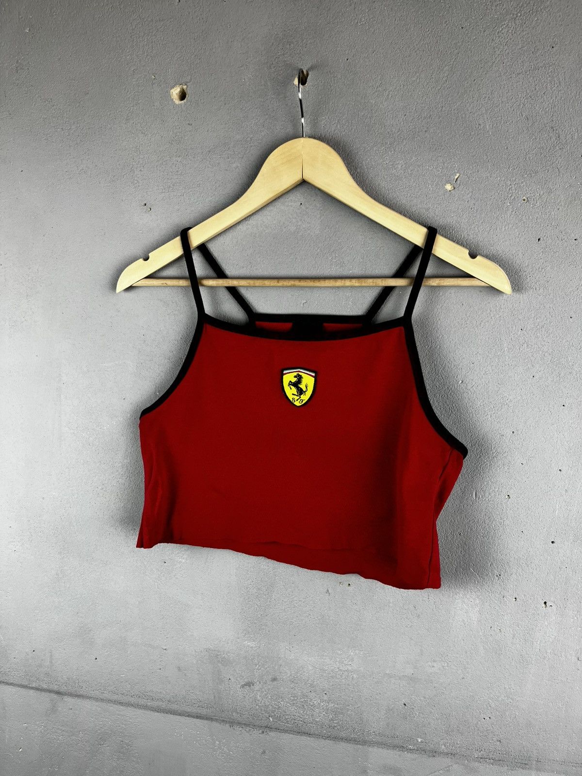 Ferrari Ferrari inspired red crop top t shirt vintage Size M / US 6-8 / IT 42-44 - 4 Thumbnail