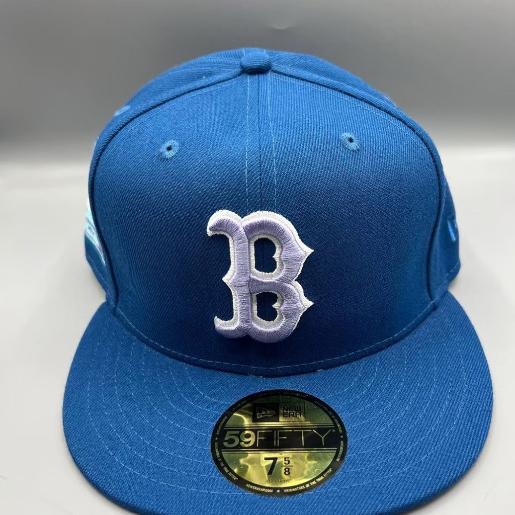 New Era Boston Red Sox Hat Men 7 5/8 Blue All Star Game Fitted Cap Size ONE SIZE - 2 Thumbnail