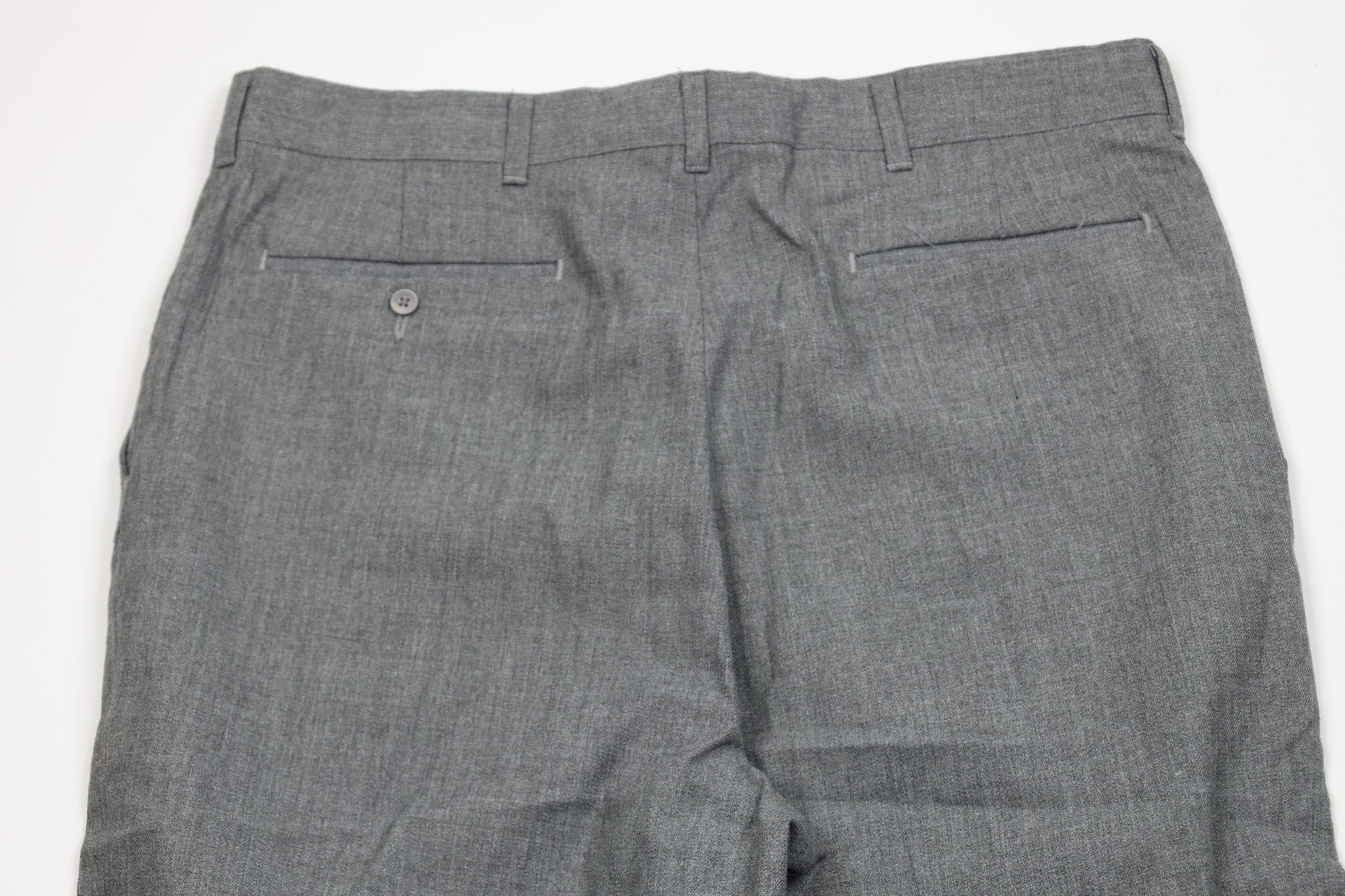 Vintage Vintage 90s Streetwear Wide Leg Chino Pants Heather Gray Size US 34 / EU 50 - 11 Thumbnail