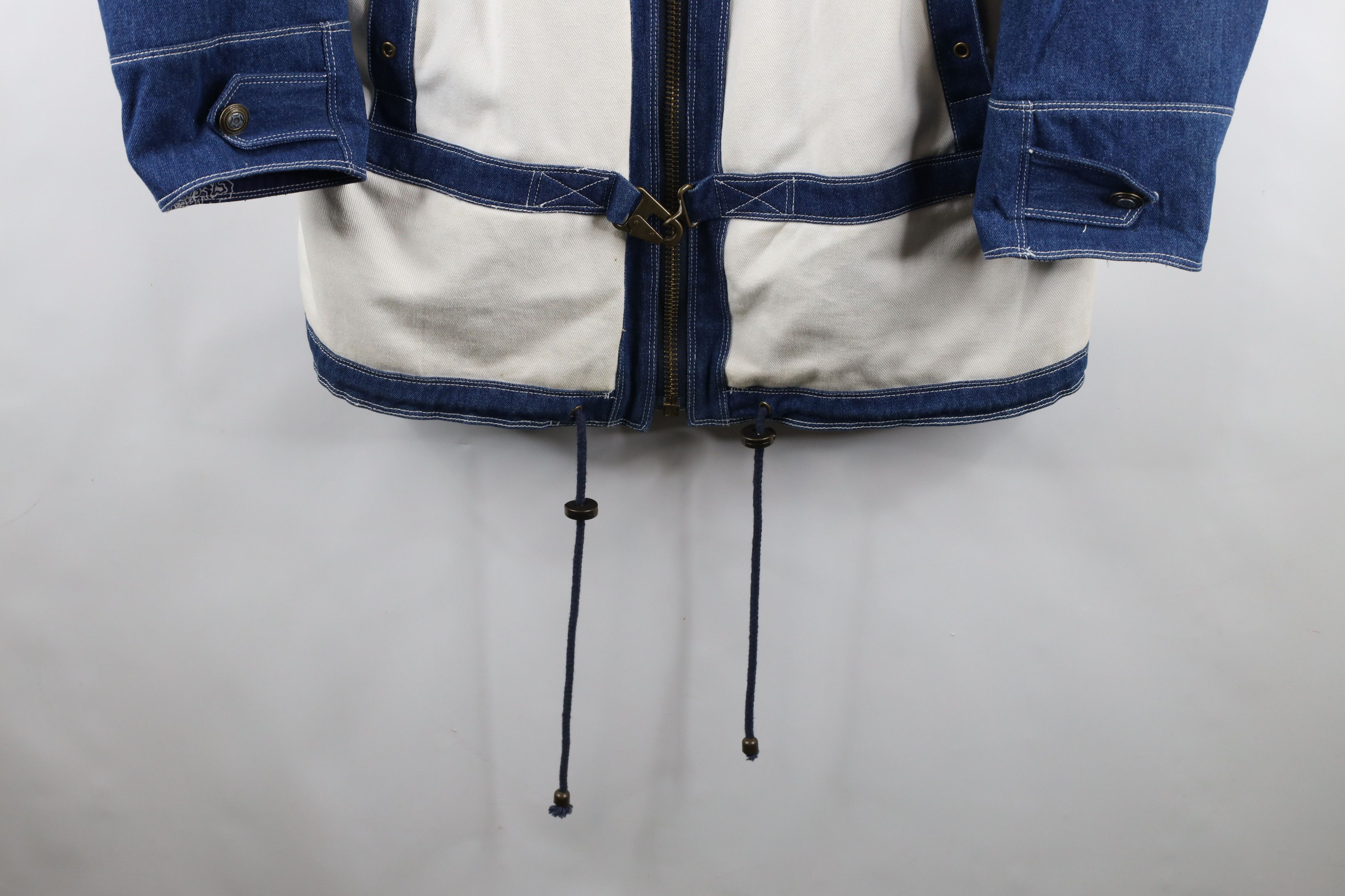 Vintage Vintage 90s Streetwear Toggle Hook Sailing Hooded Jacket Size XL / US 12-14 / IT 48-50 - 3 Thumbnail