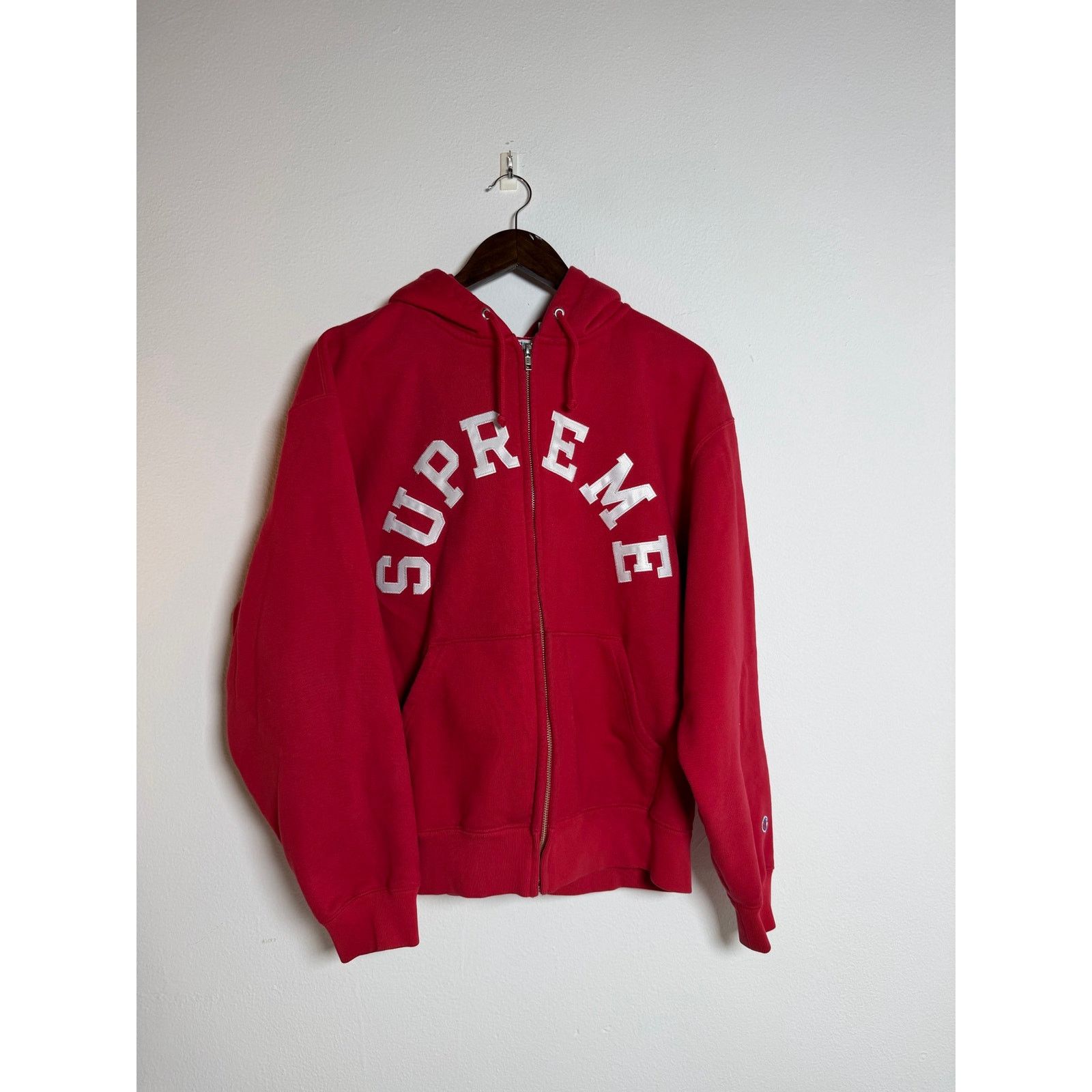 Supreme Supreme Arc Logo 2009 Zip-up Hoodie | Grailed