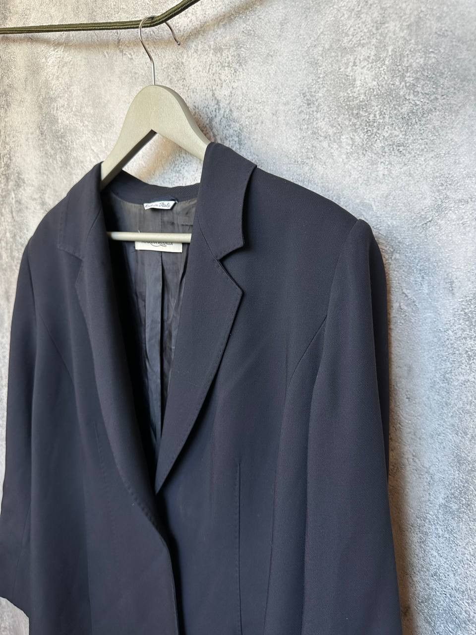 Marina Rinaldi Marina Rinaldi Giacca + Gonna Stretch Jersey Blazer Jacket Size XL / US 12-14 / IT 48-50 - 6 Thumbnail