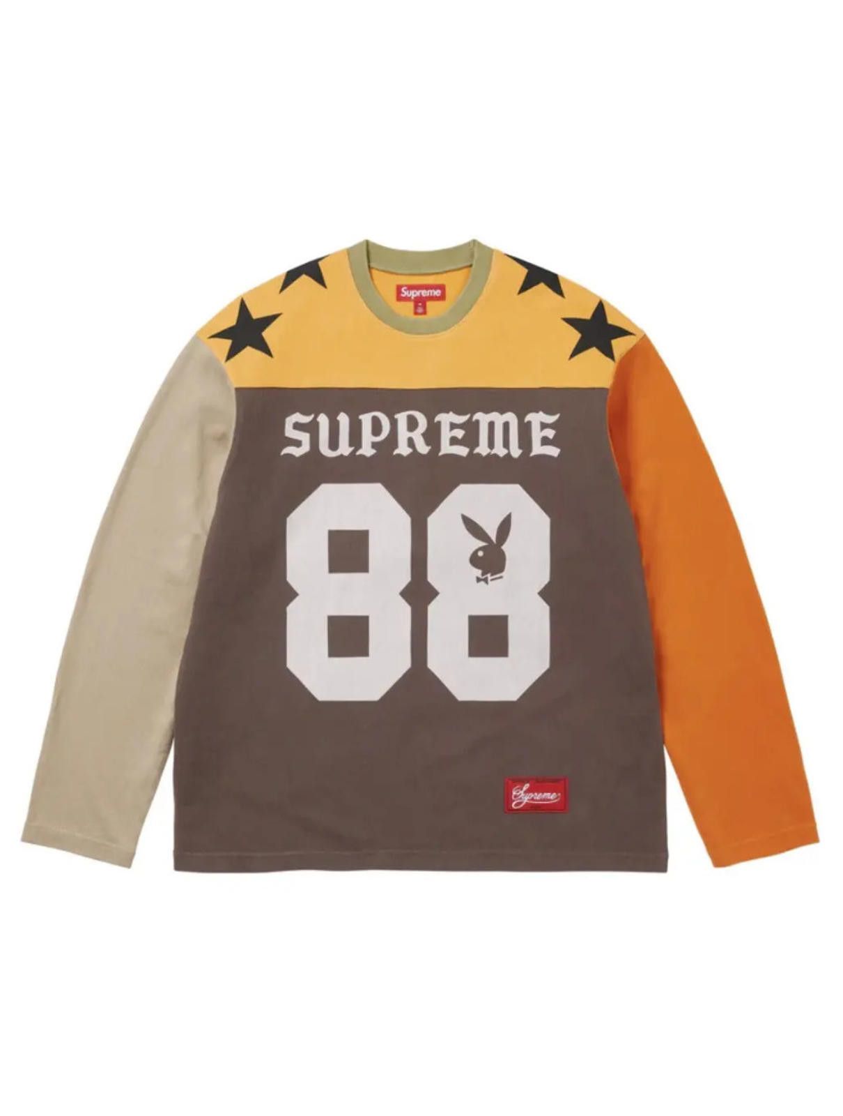 Supreme 2026 Supreme Playboy L/S Football Top Multi Brown M Size US M / EU 48-50 / 2 - 1 Preview