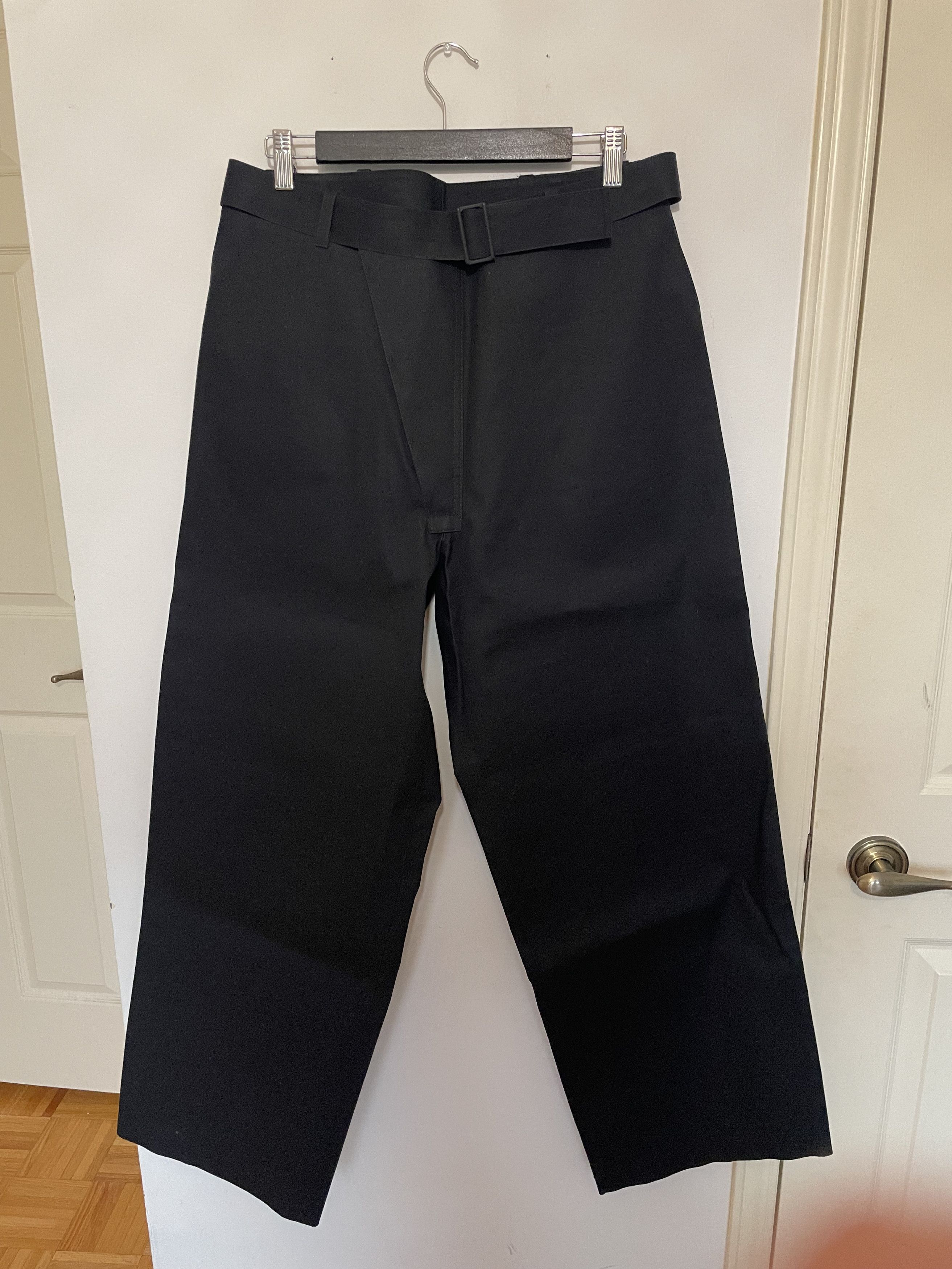 Mackintosh Kiko Kostadinov Mackintosh 0001 Black Bonded Cotton Trousers |  Grailed