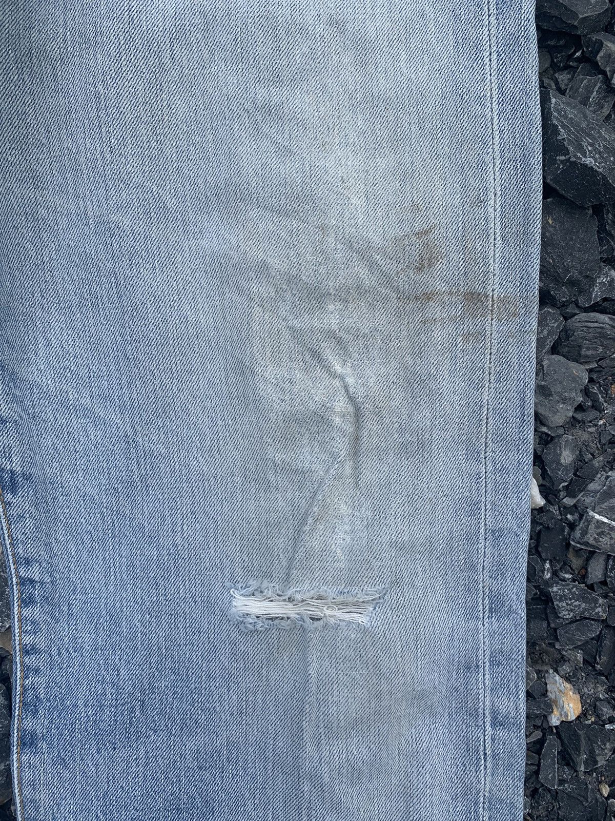 Edwin × Kapital × Vintage VINTAGE EDWIN 505X SELVEDGE BAGGY FADED DISTRESSED DENIM Size US 31 - 22 Thumbnail