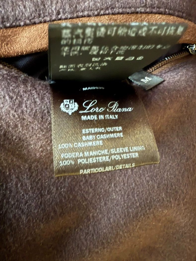 Loro Piana LORO PIANA Men's Gaikai Bomber series cashmere jacket Size US M / EU 48-50 / 2 - 5 Thumbnail