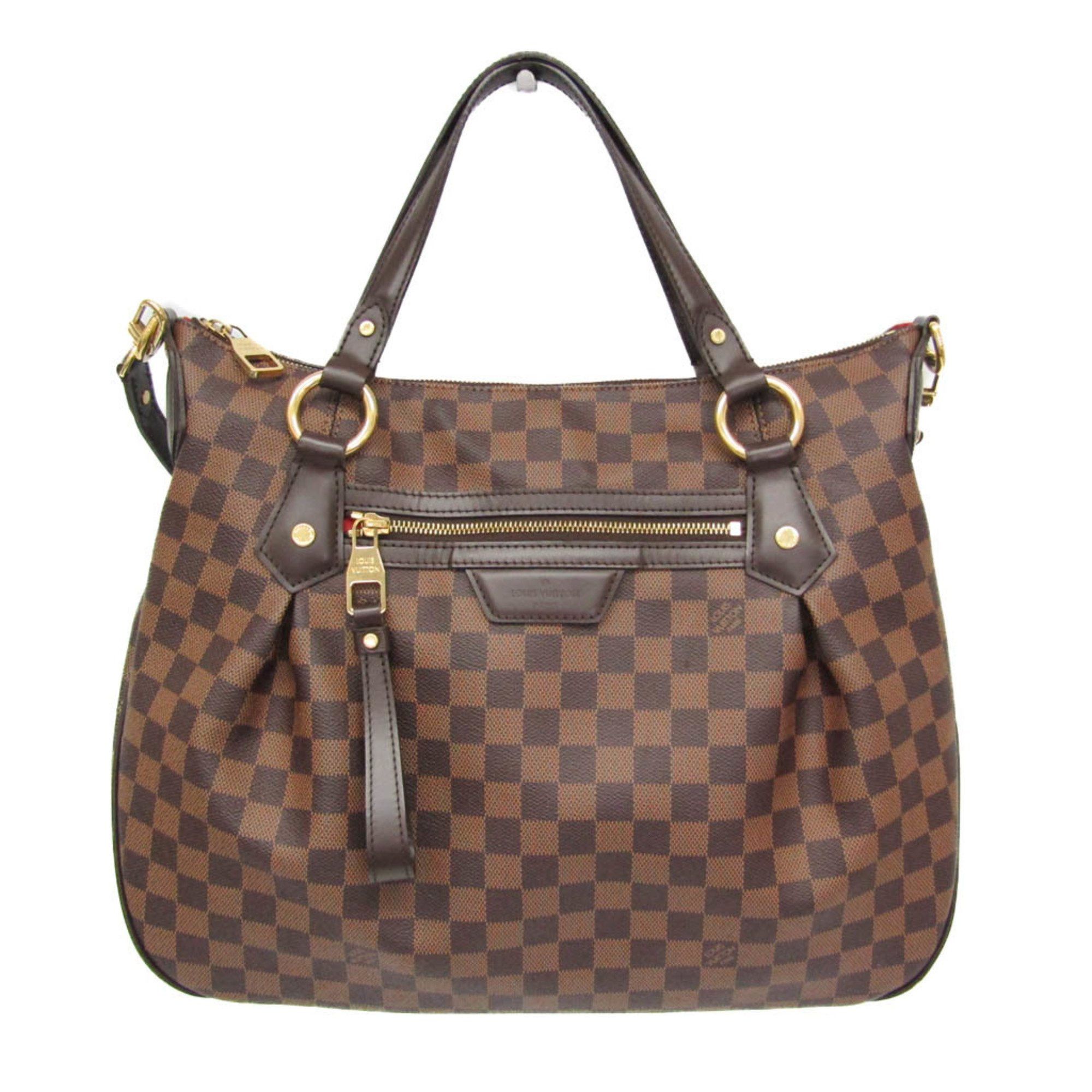 Louis Vuitton Louis Vuitton Damier Evora MM N41131 Women's Handbag,Shoulder Bag Brown,Ebene Size ONE SIZE - 1 Thumbnail