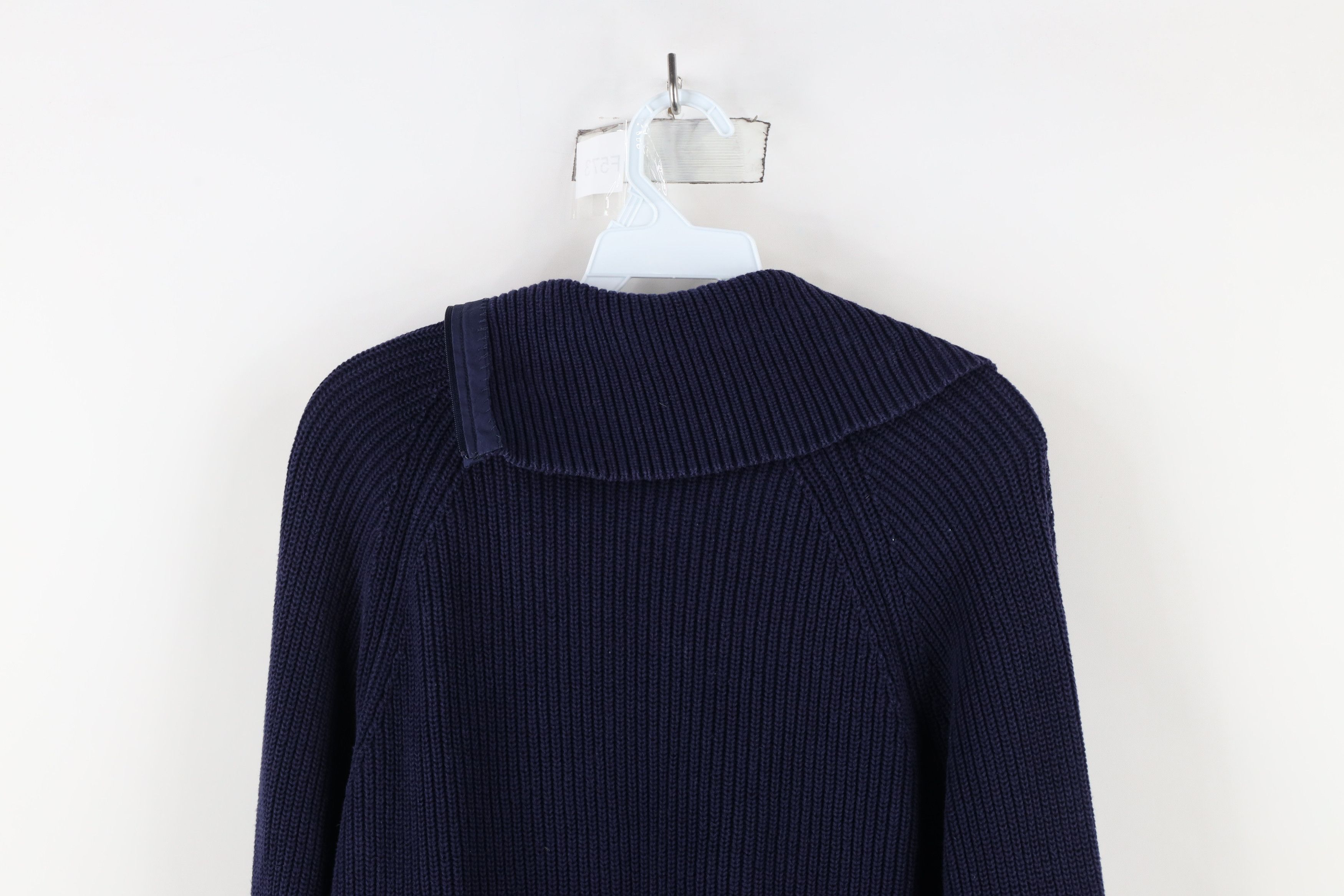 Ralph Lauren × Vintage Vintage 90s Ralph Lauren Asymmetrical Ribbed Knit Sweater Size XL / US 12-14 / IT 48-50 - 11 Thumbnail