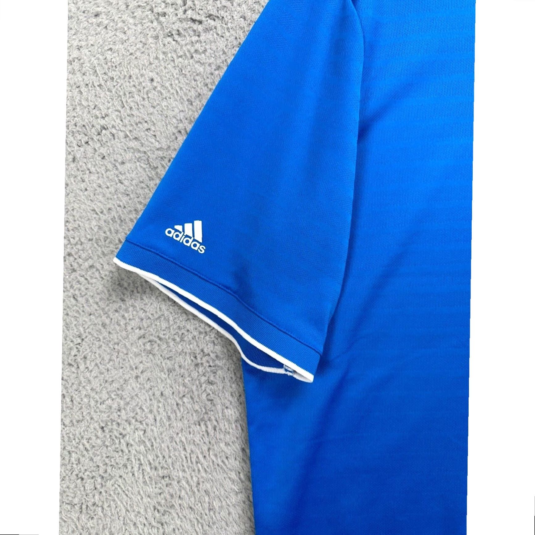 Adidas Adidas Polo Shirt Mens XL Blue Climacool Pinehurst 1895 Golf Rugby Shirt Short Sleeve Athletic Polo Size US XL / EU 56 / 4 - 6 Thumbnail
