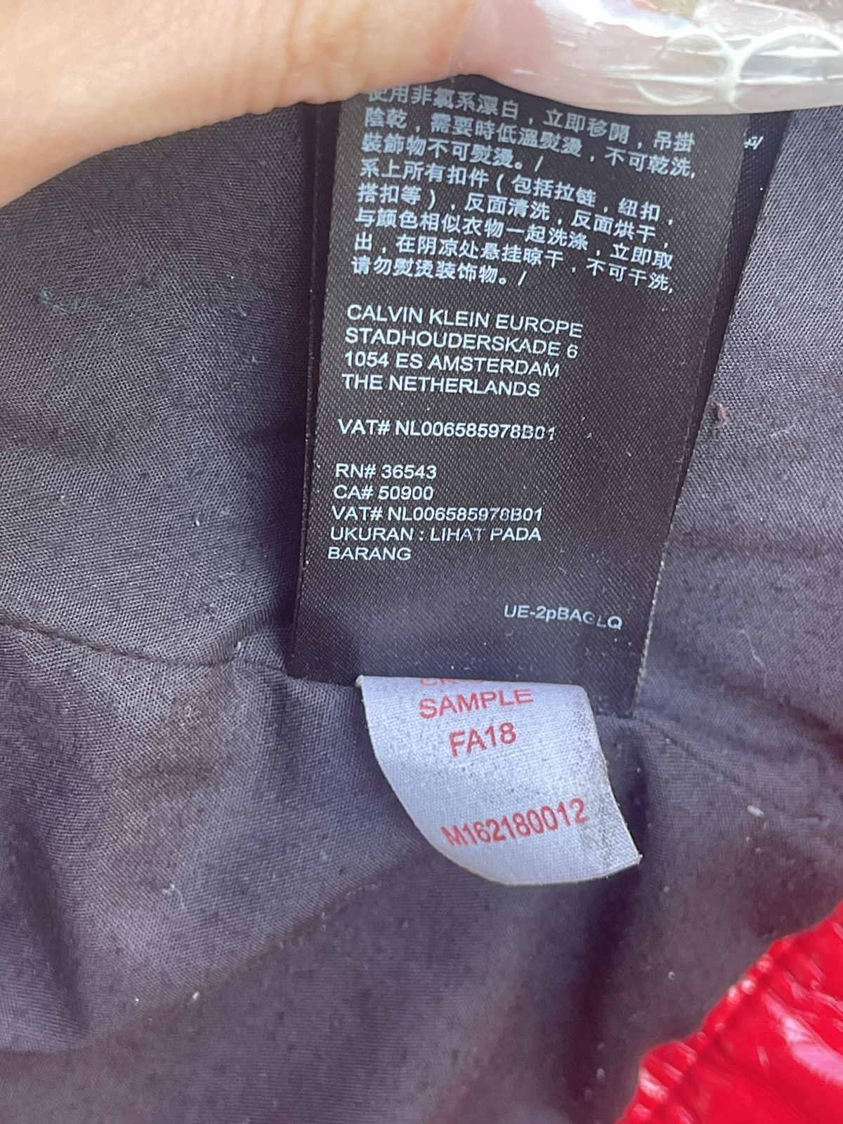 Calvin Klein Jeans latex-like Jacket
