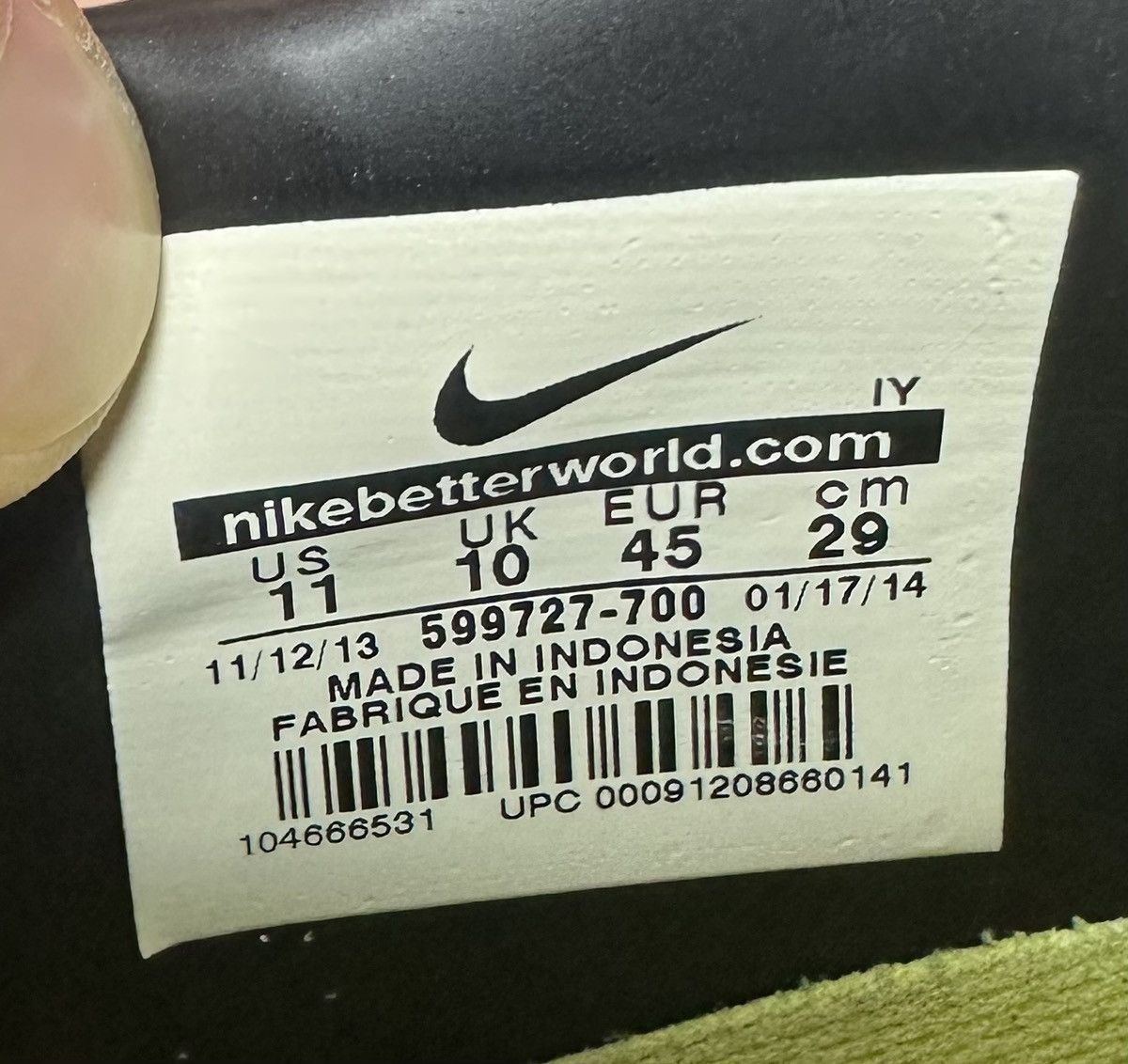 Nike 2013 NIKE HYPERVENOM PHATAL AG SOCCER BOOTS CLEATS US 11 Size US 11 / EU 44 - 8 Thumbnail