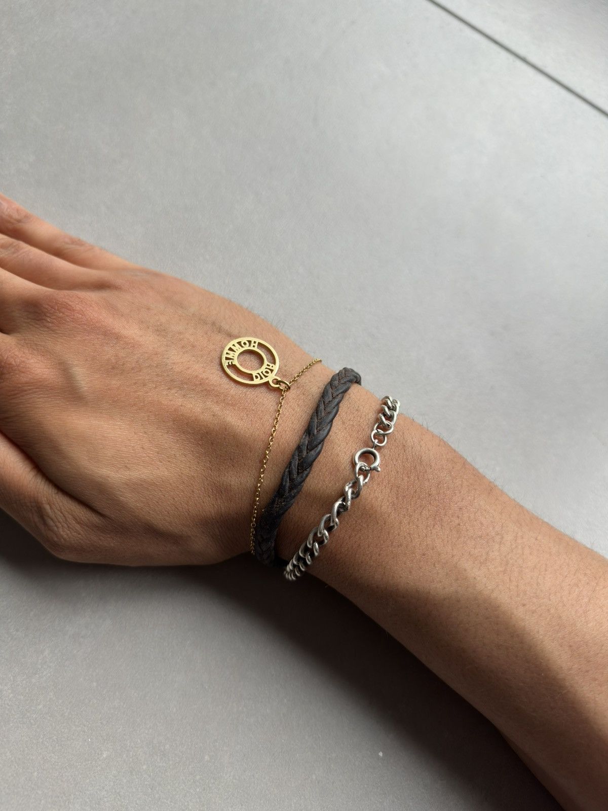Dior × Hedi Slimane Dior Homme SS07 Plexiglass Bracelet Mens