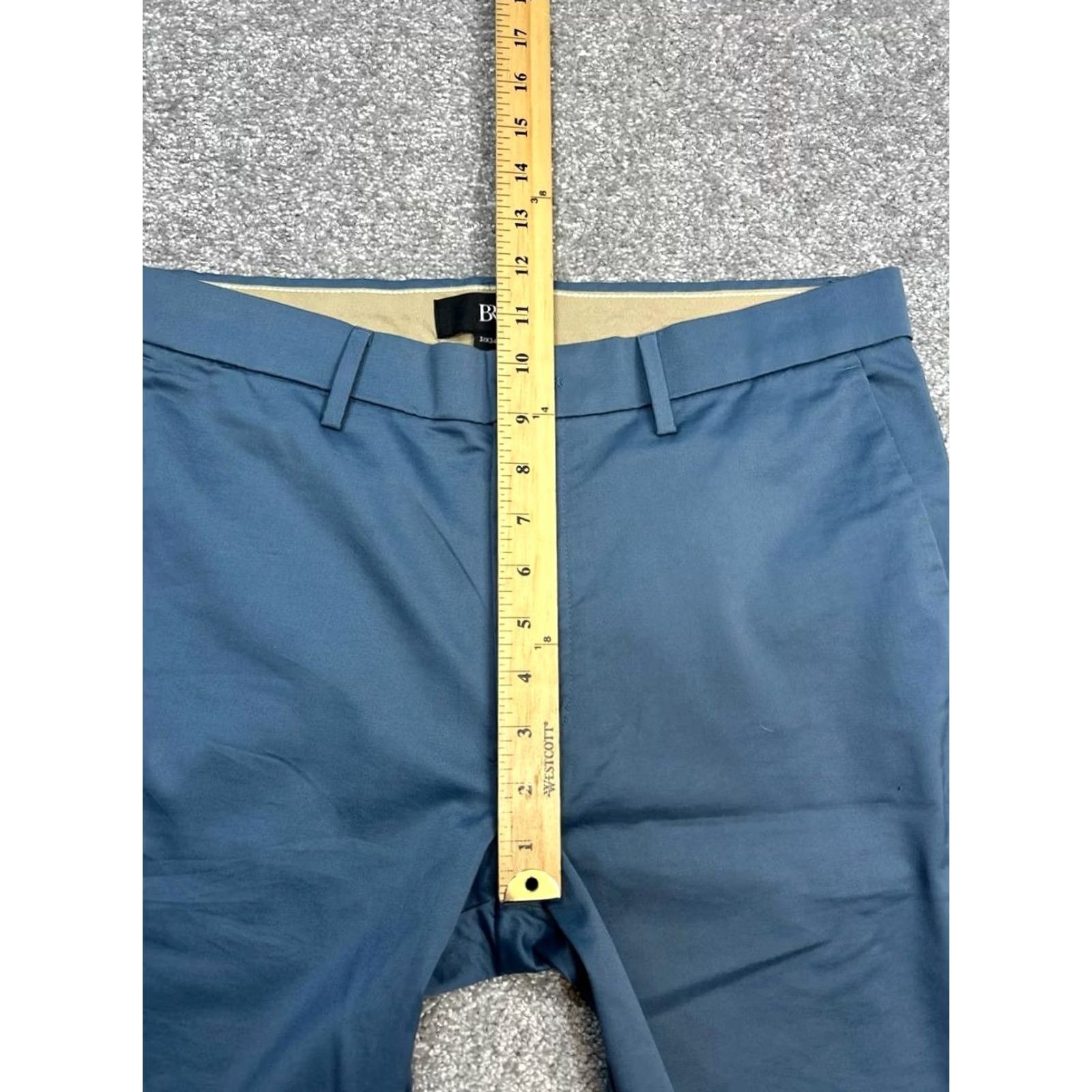 Banana Republic Banana Republic Chino Pants Mens 31 Blue Cotton Mid Rise Stretch Straight Leg Size US 31 - 4 Thumbnail