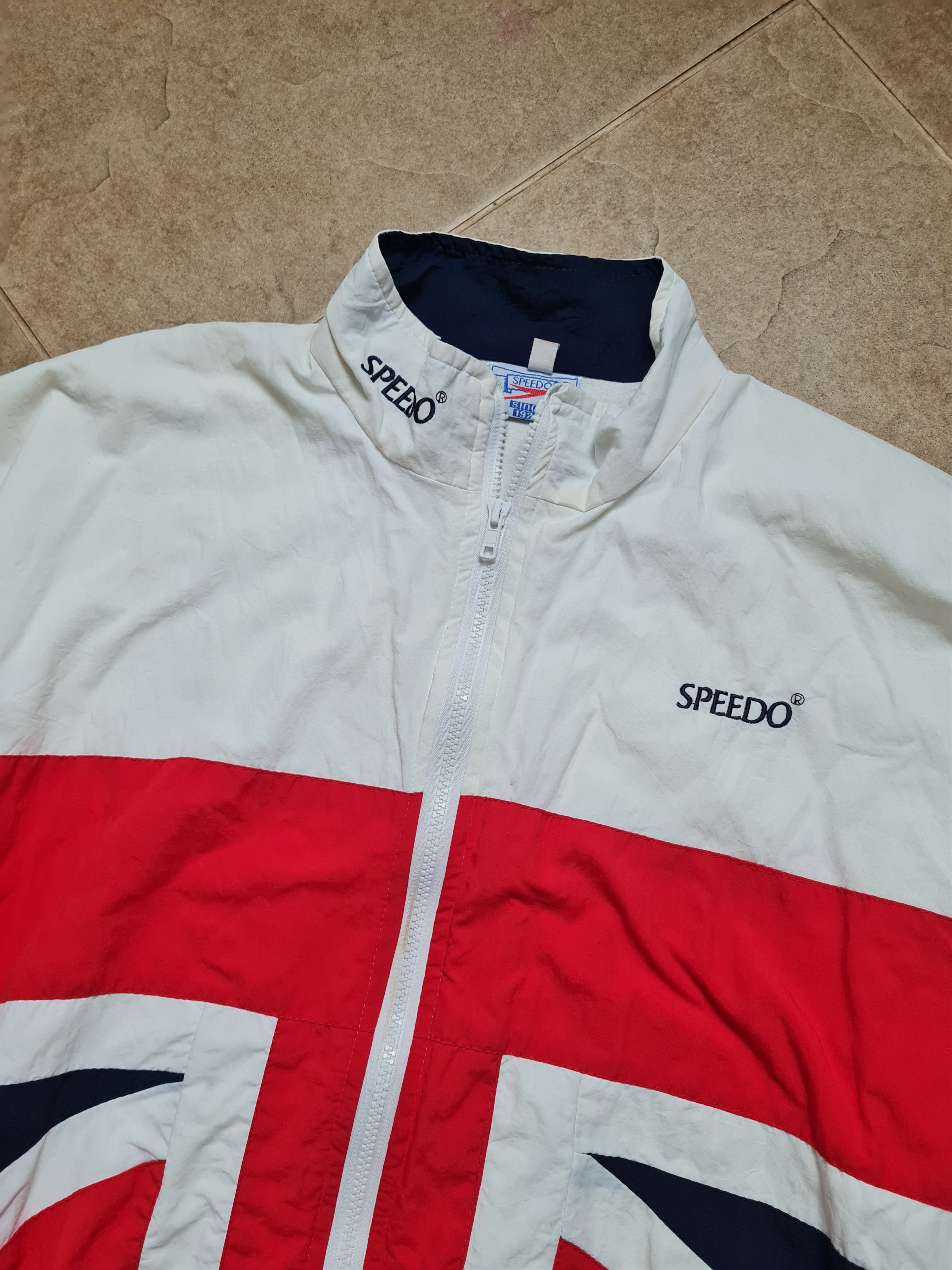 Speedo Vintage Jacket Speedo Union Jack Triathelite 80s Windbreaker Size US S / EU 44-46 / 1 - 19 Thumbnail